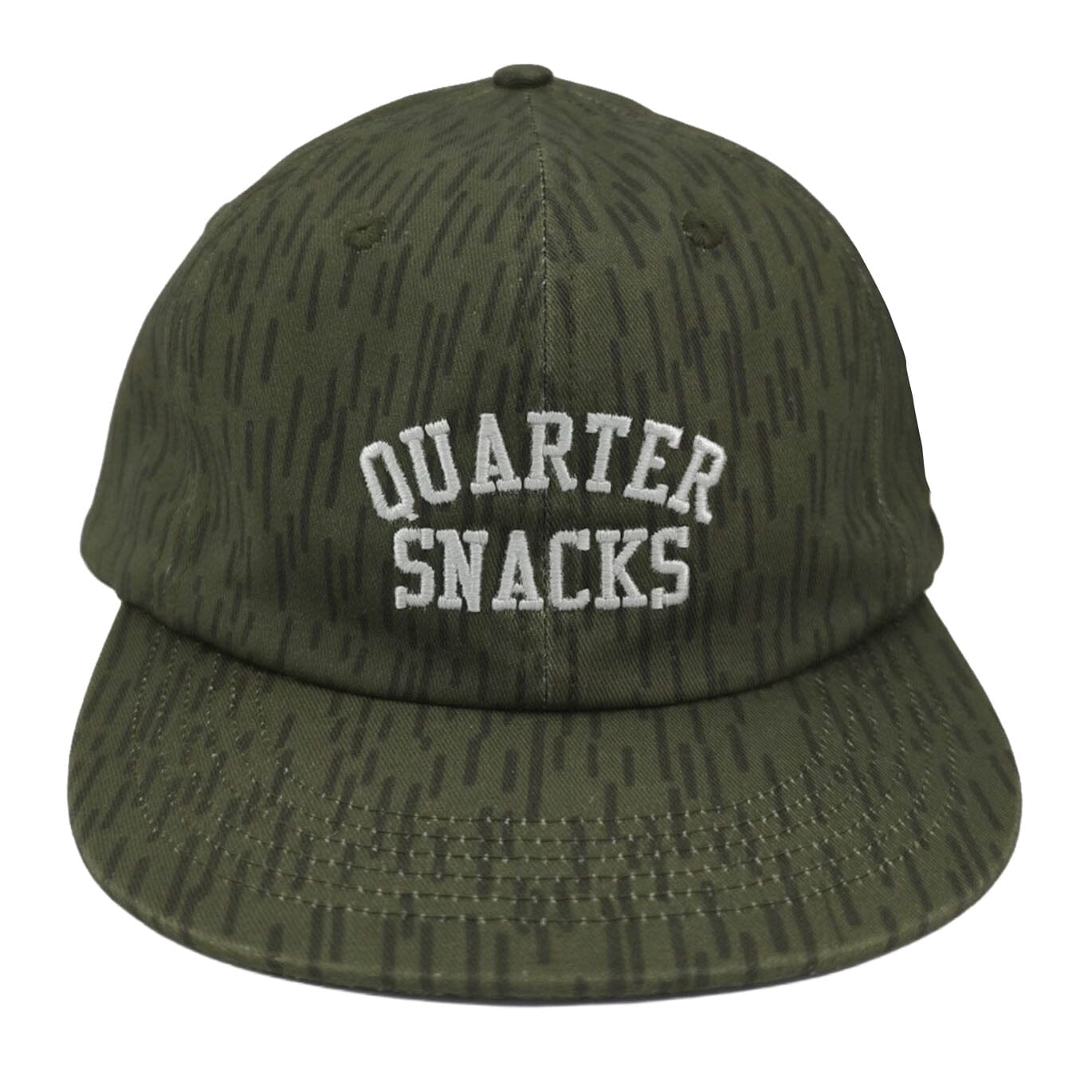 Quartersnacks Arch Cap Raindrop Camo Olive hats Quartersnacks 