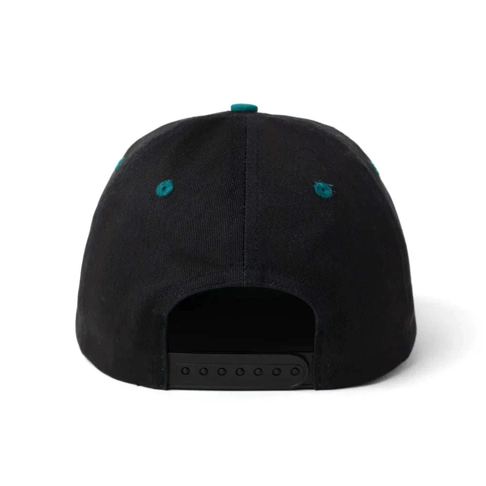 Quartersnacks Journalist Cap Black/Green hats Quartersnacks 