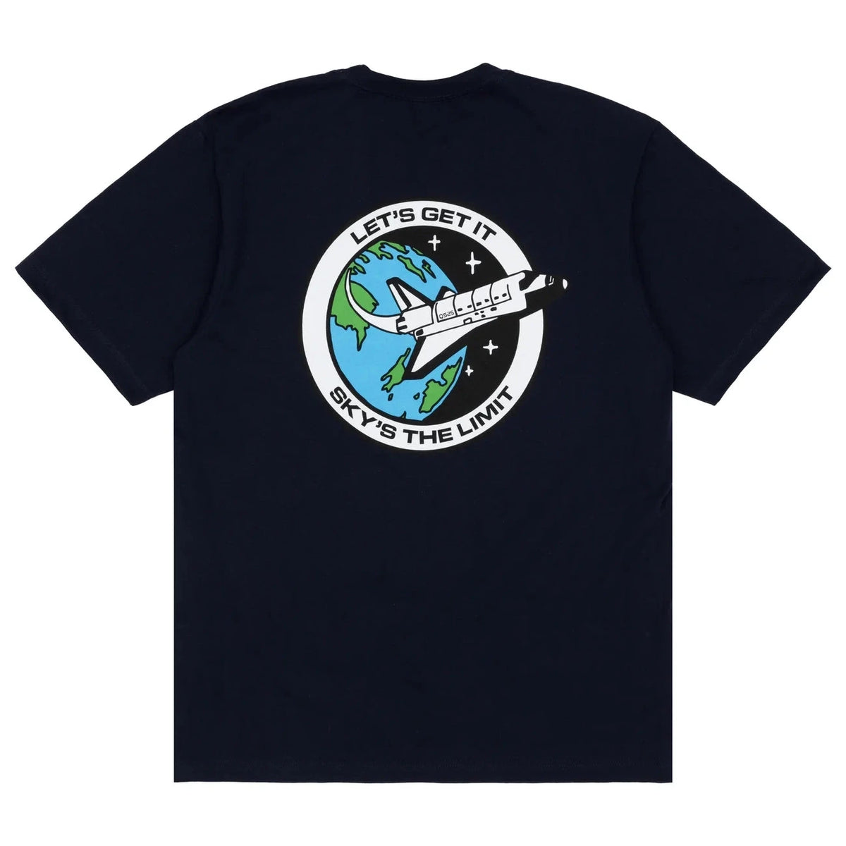 Quartersnacks Let's Get It Tee Navy Tees Quartersnacks 