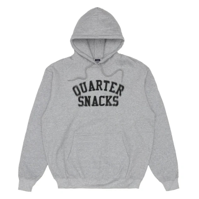 Quartersnacks Motion Arch Logo Hoodie Heather Grey hoodies Quartersnacks 