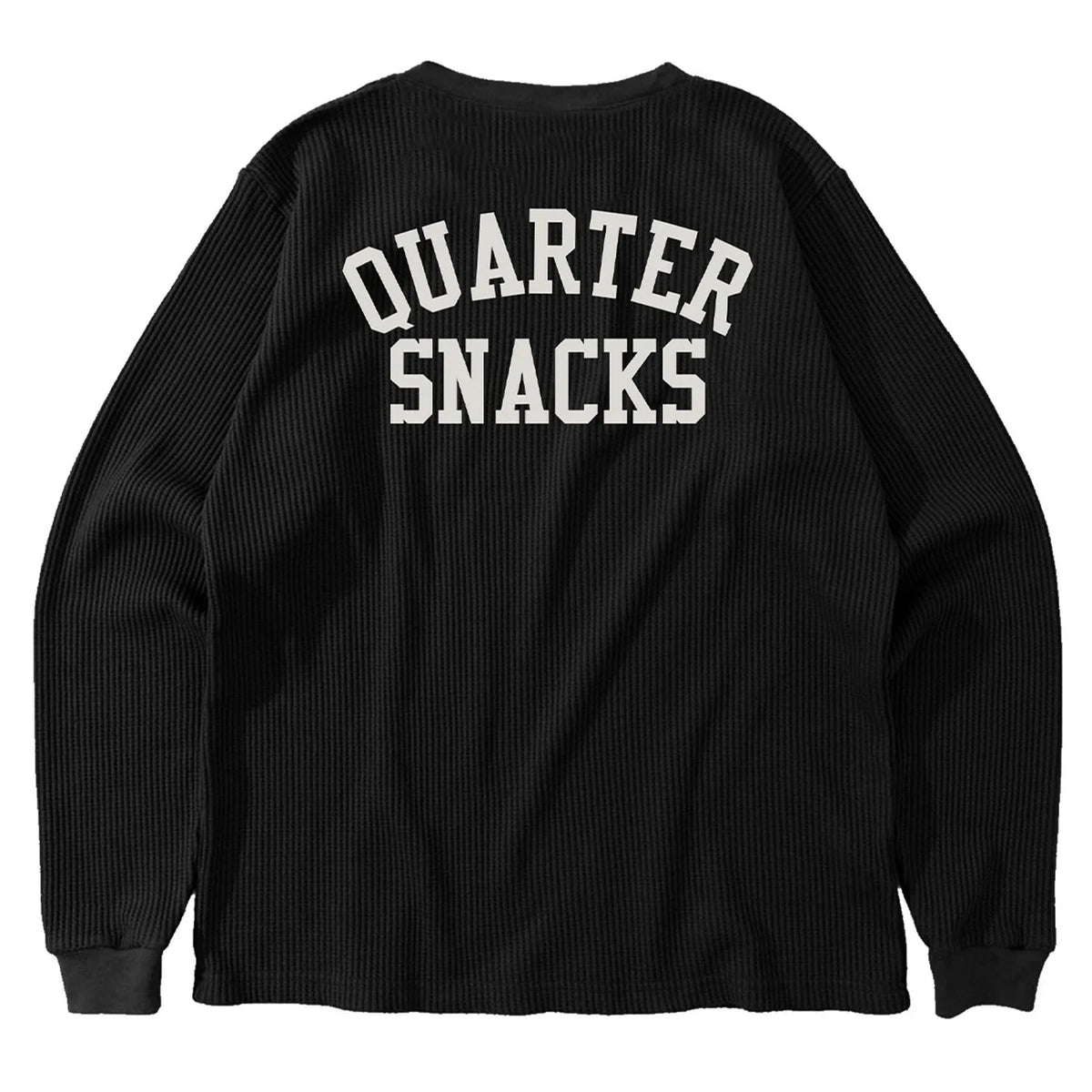 Quartersnacks Thermal Longsleeve Black shirts Quartersnacks 