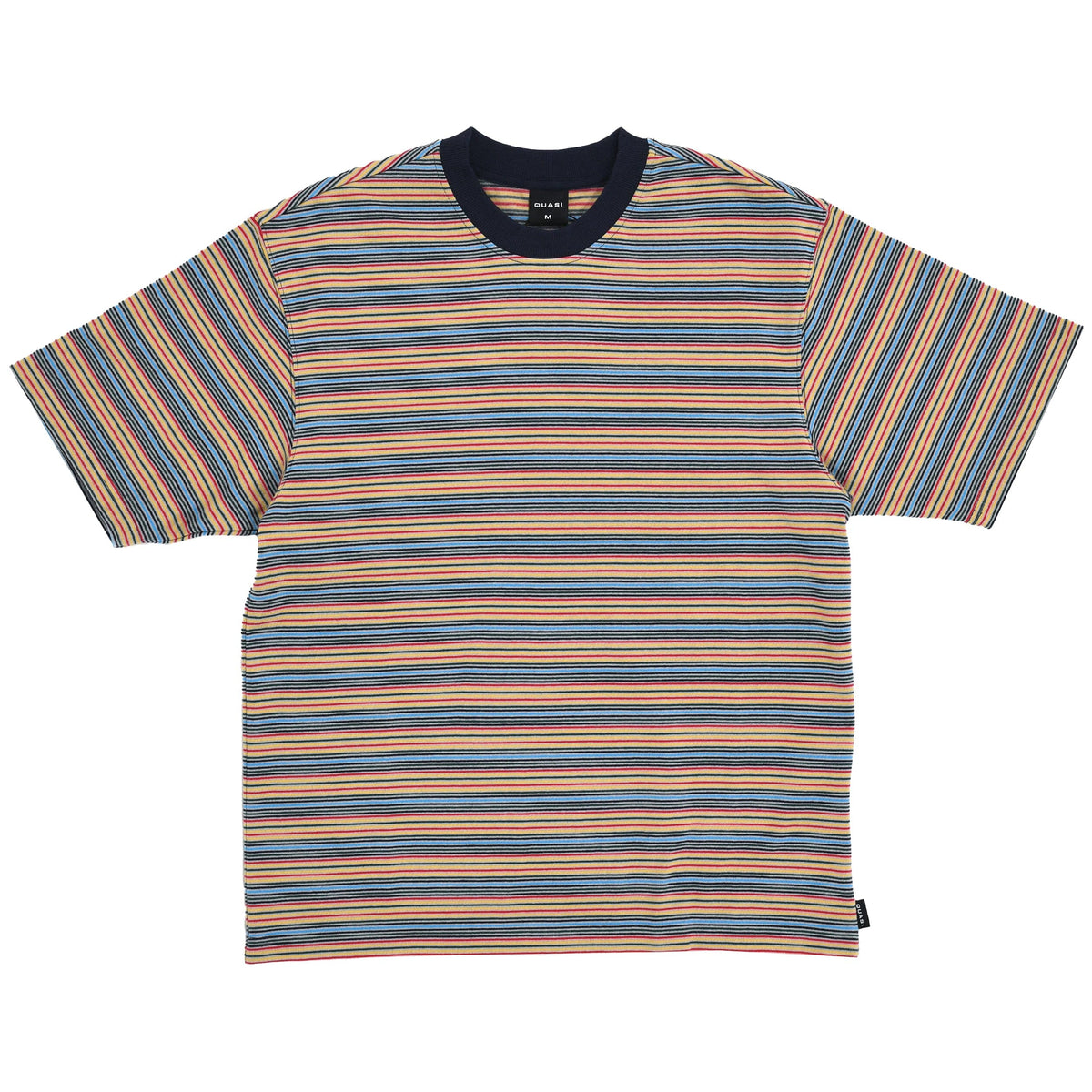 Quasi Bert Striped Tee Navy Tees Quasi 