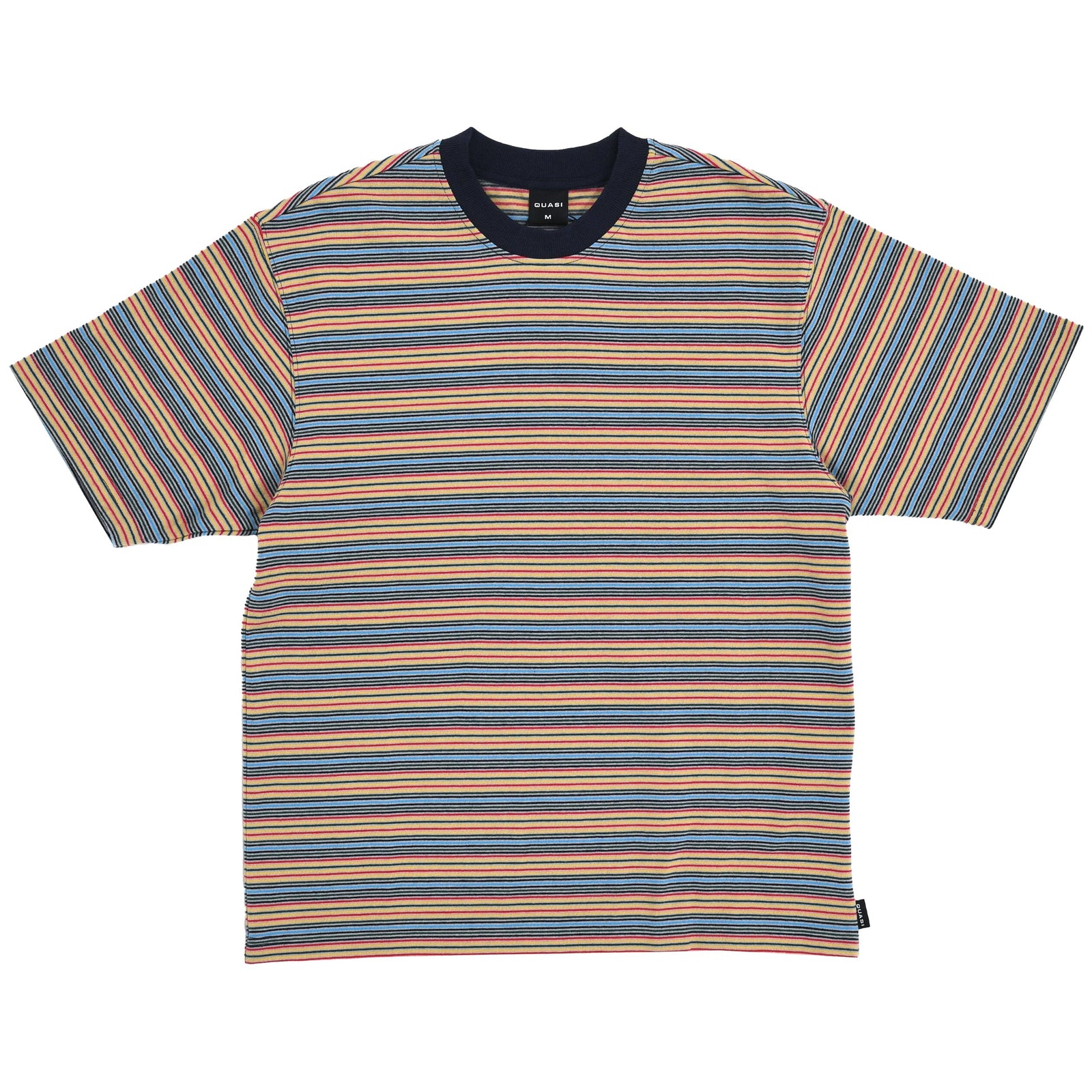 Quasi Bert Striped Tee Navy Tees Quasi 