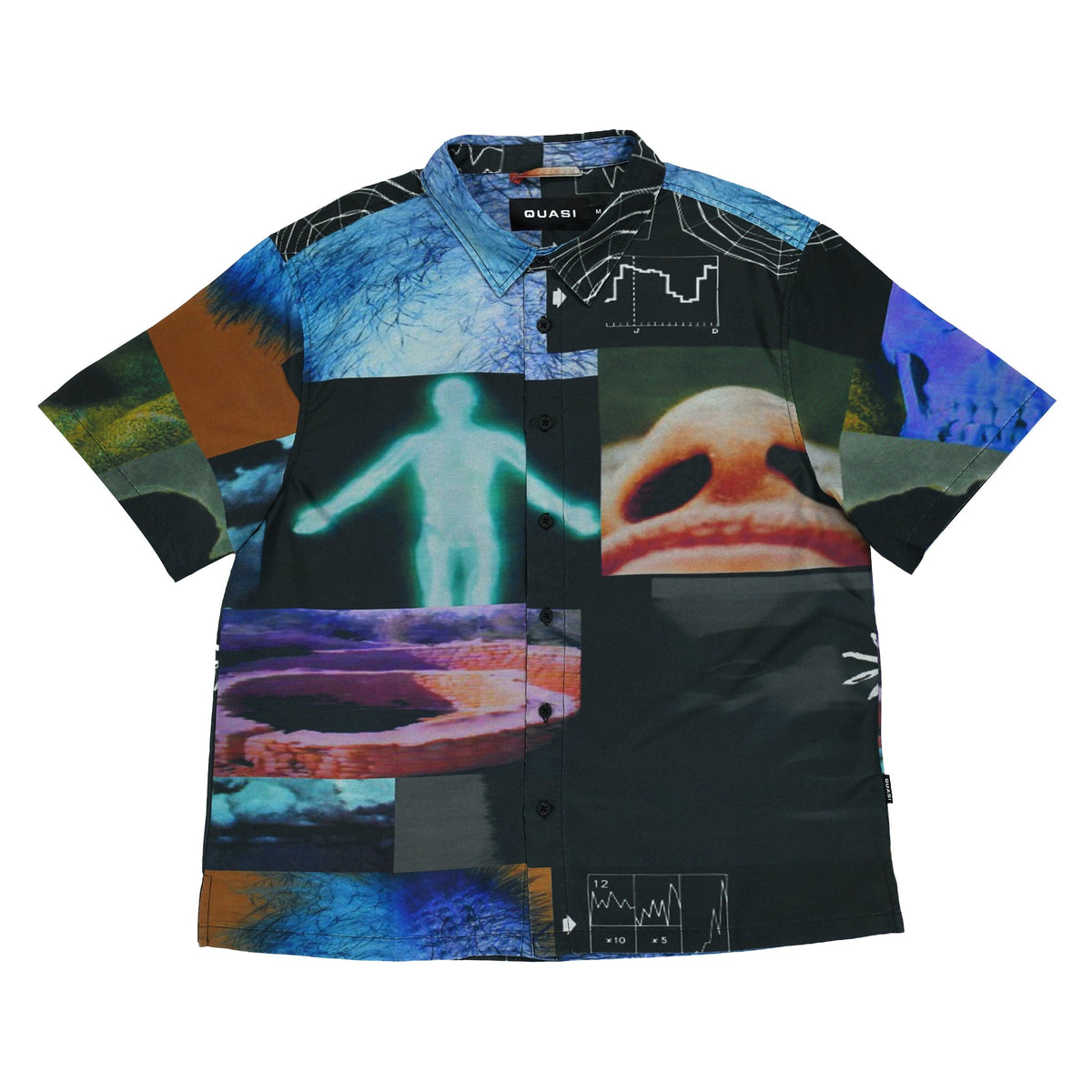 Quasi Dementia Button Up Shirt Multicolor shirts Quasi 