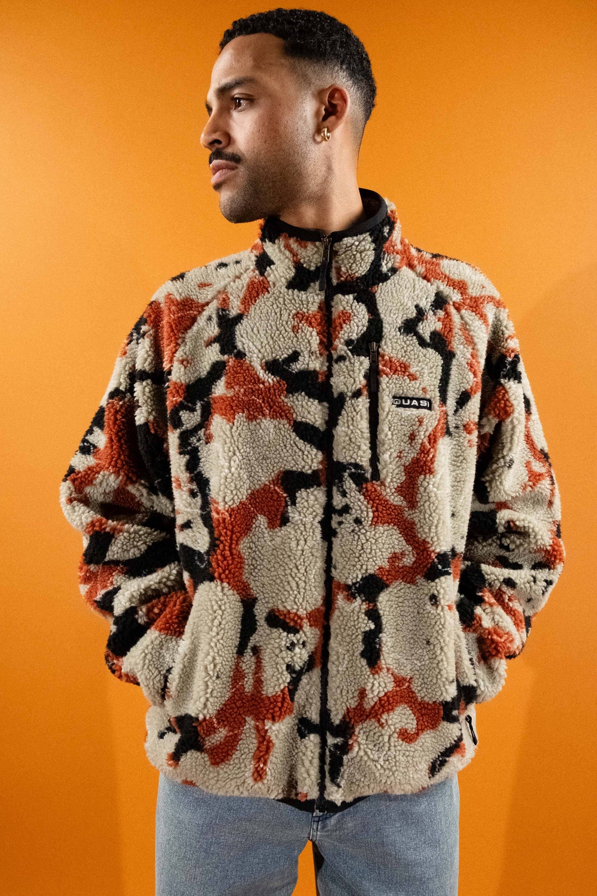 Quasi Juno Sherpa Fleece Earth jackets Quasi 