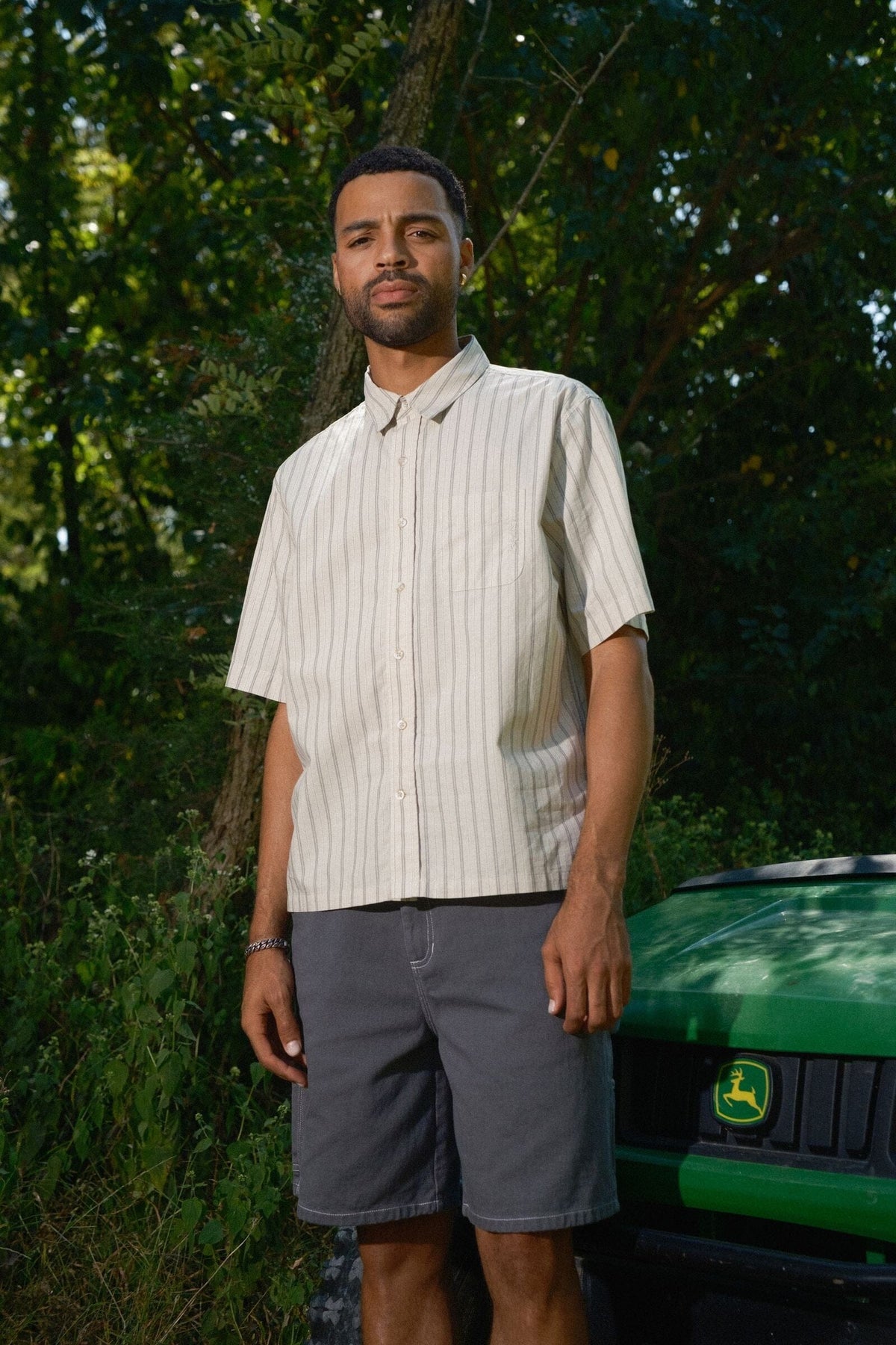 Quasi Kalvin Button Up Shirt Tan shirts Quasi 