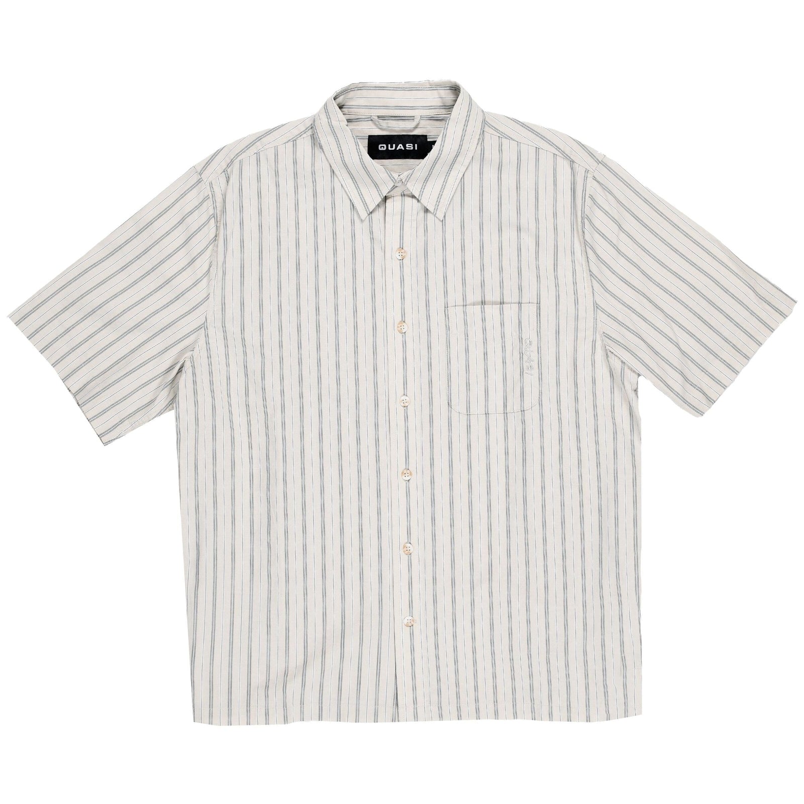 Quasi Kalvin Button Up Shirt Tan shirts Quasi 