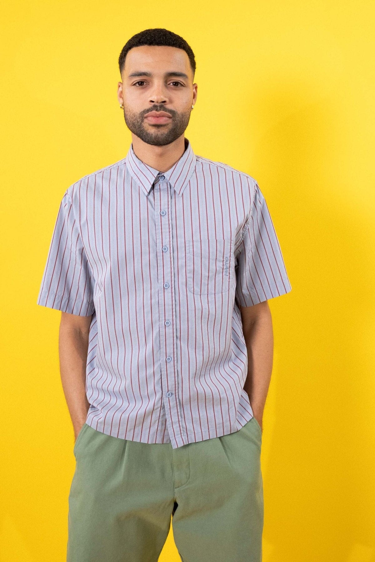 Quasi Kavlin Button Up Blue shirts Quasi 