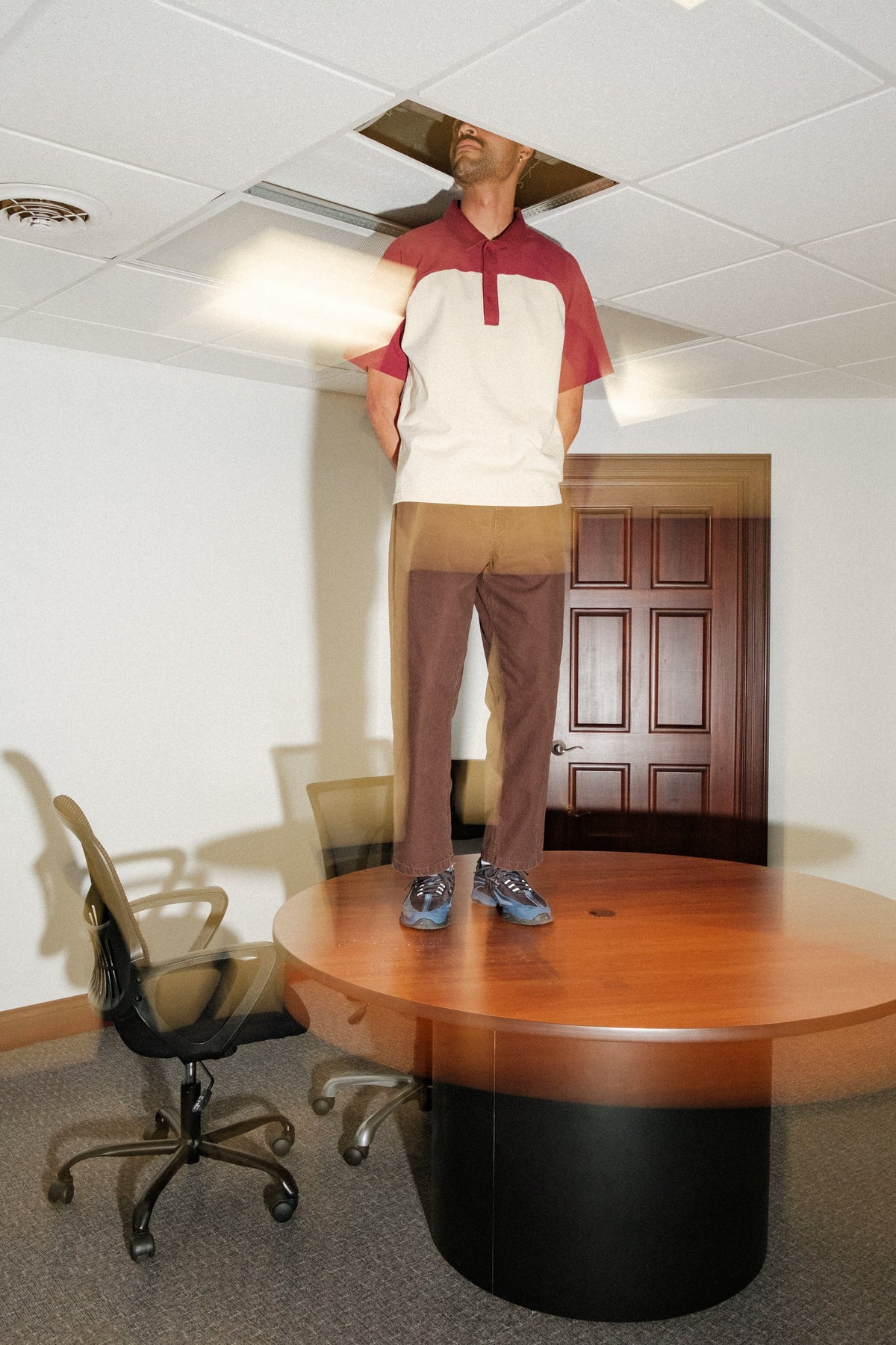 Quasi Leslie Ragalan Polo Tee Maroon shirts Quasi 