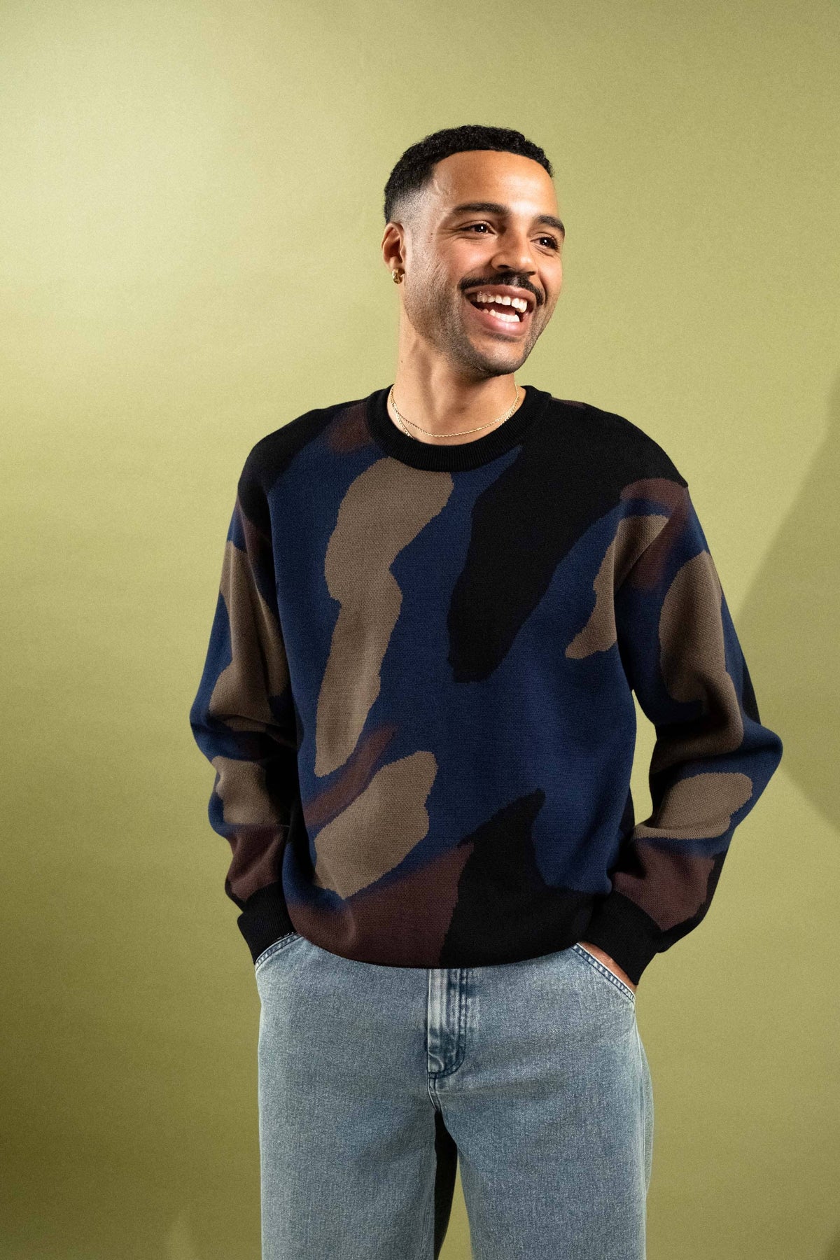 Quasi Raymond Sweater Navy sweaters Quasi 