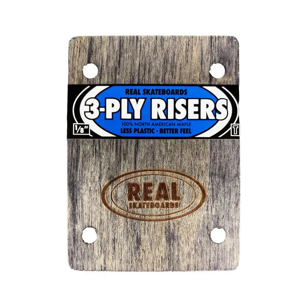 Real 3-Ply Wooden Thunder Riser Pad Set 1/8" risers Real 