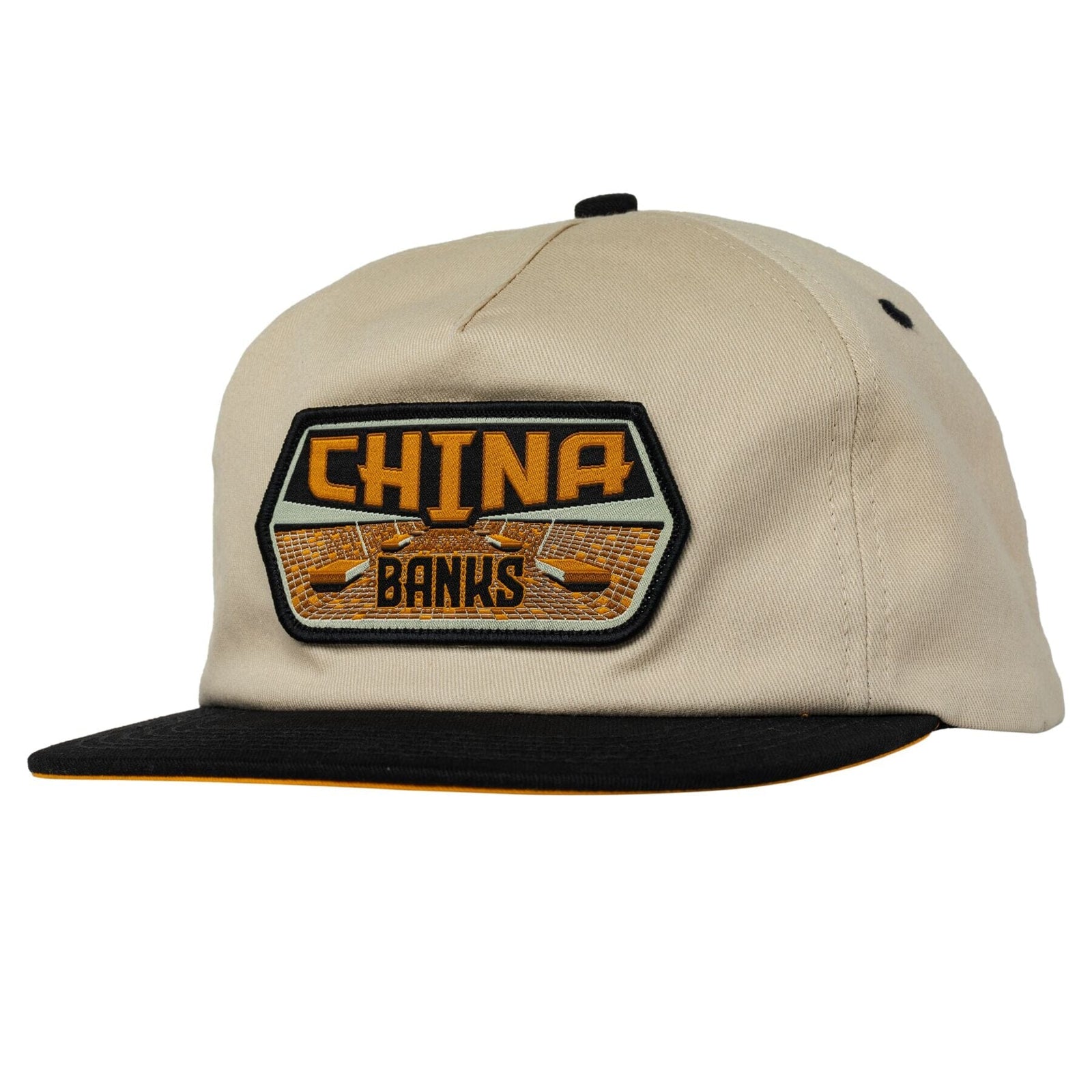 Real China Banks Snapback Hat Tan hats Real 