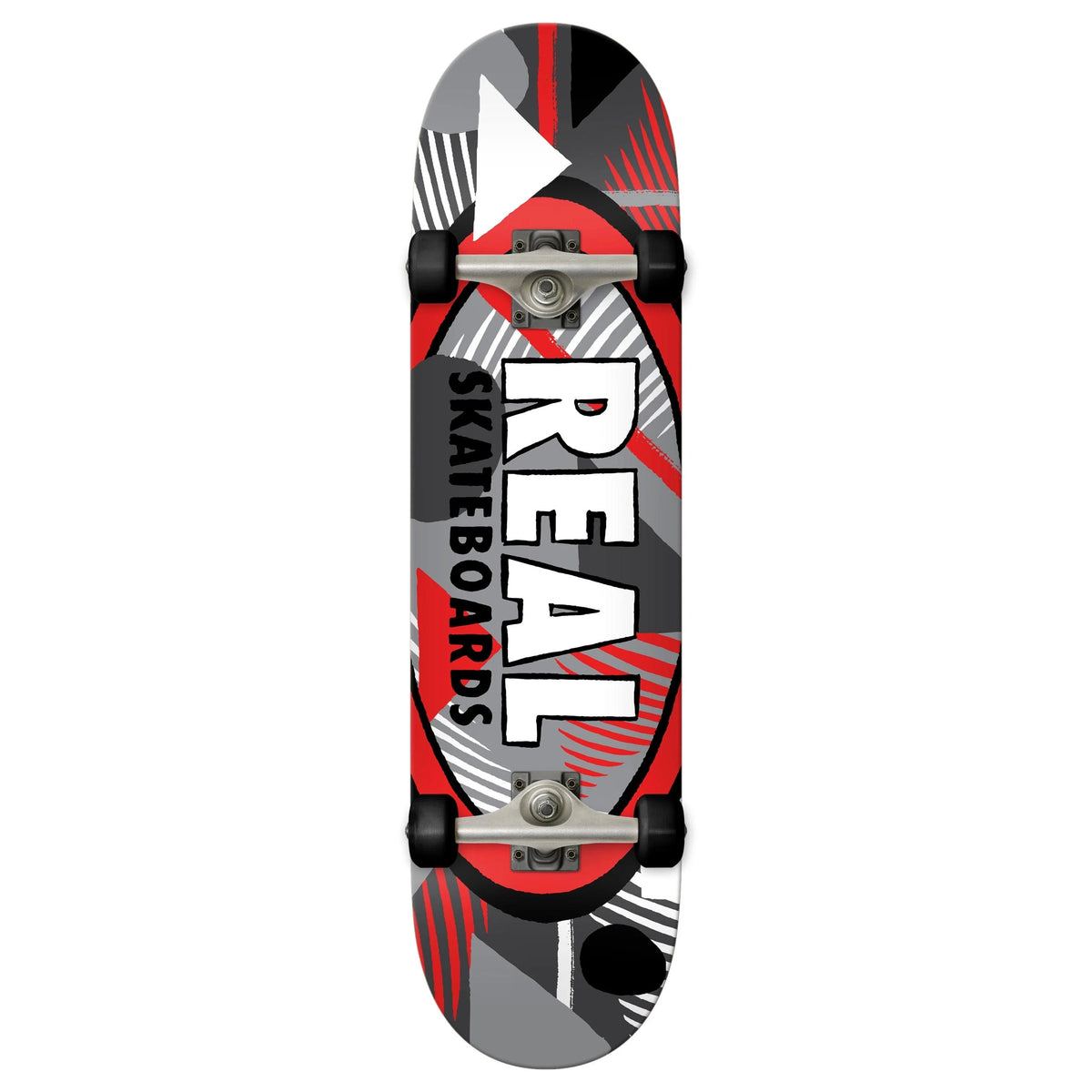 Real Hatched Oval Red Complete 8.0 completes Real 