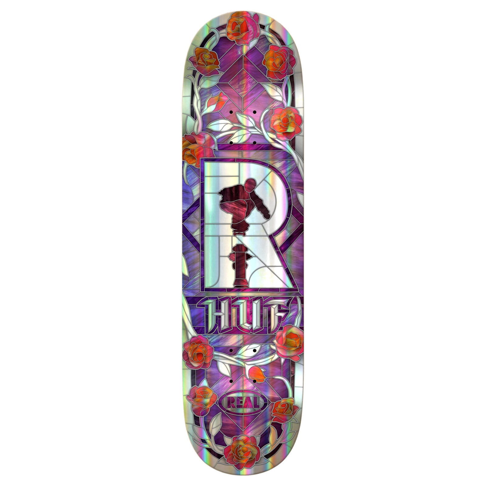 Real HUF Rainbow Cathedral Holo Deck 8.25 decks Real 