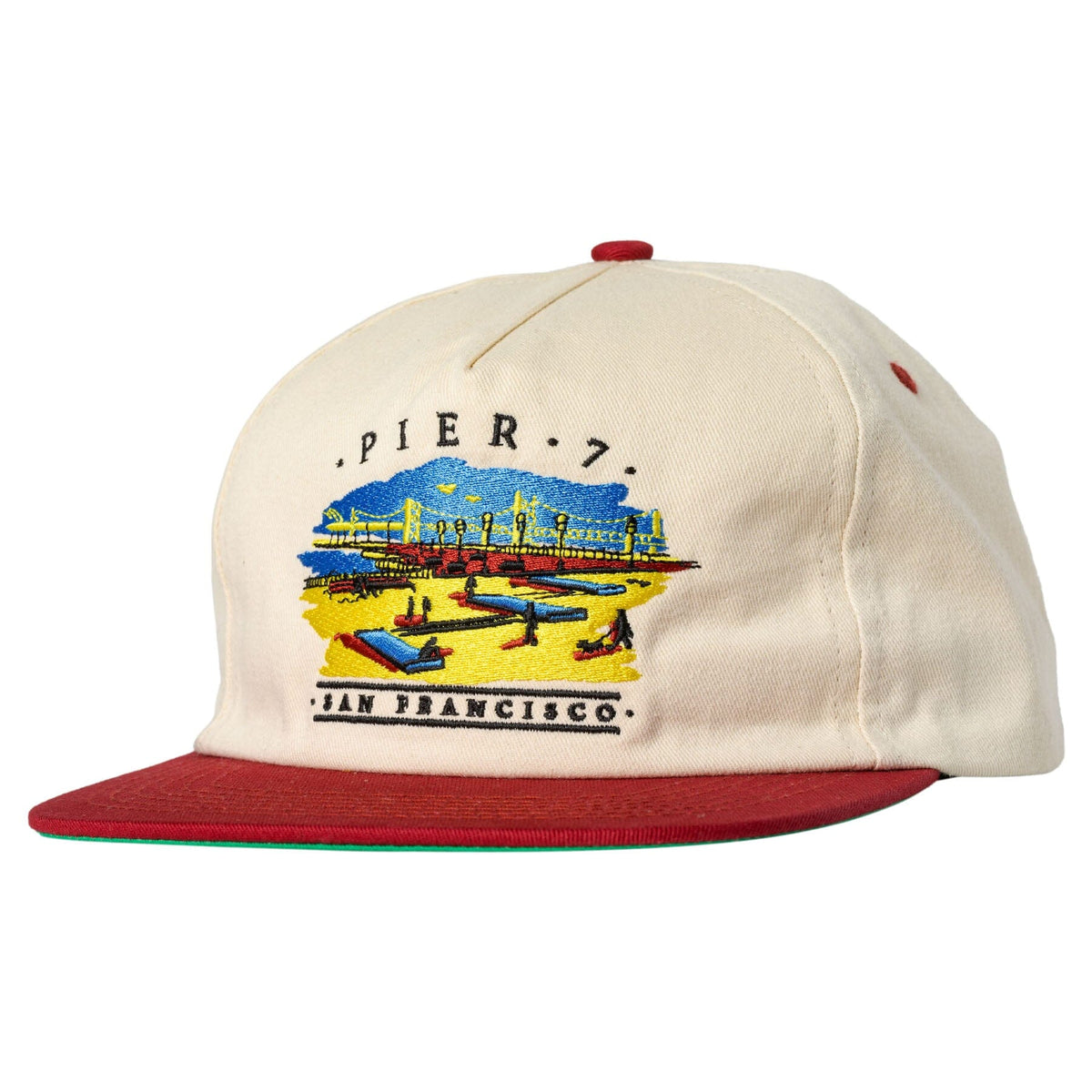 Real Pier 7 Snapback Hat Nautral Hats Real 