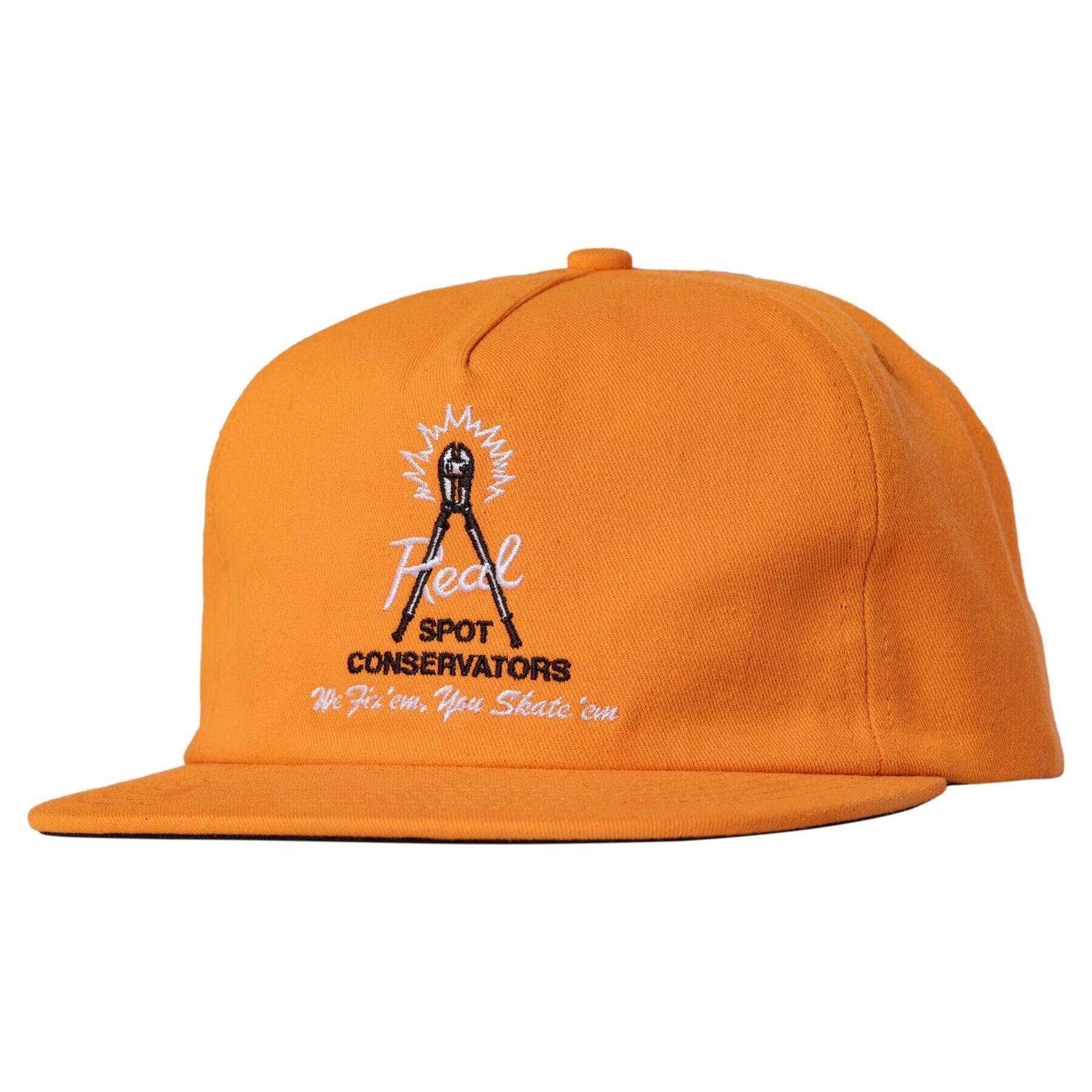 Real Spot Conservators Snapback Hat Orange hats Real 