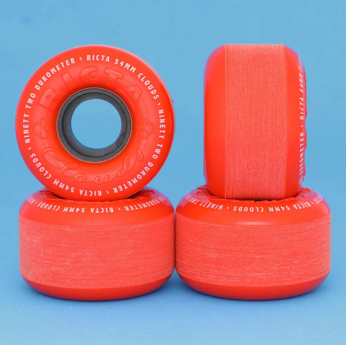 Ricta Clouds Wheels Red Orange 92A 54MM wheels Ricta 