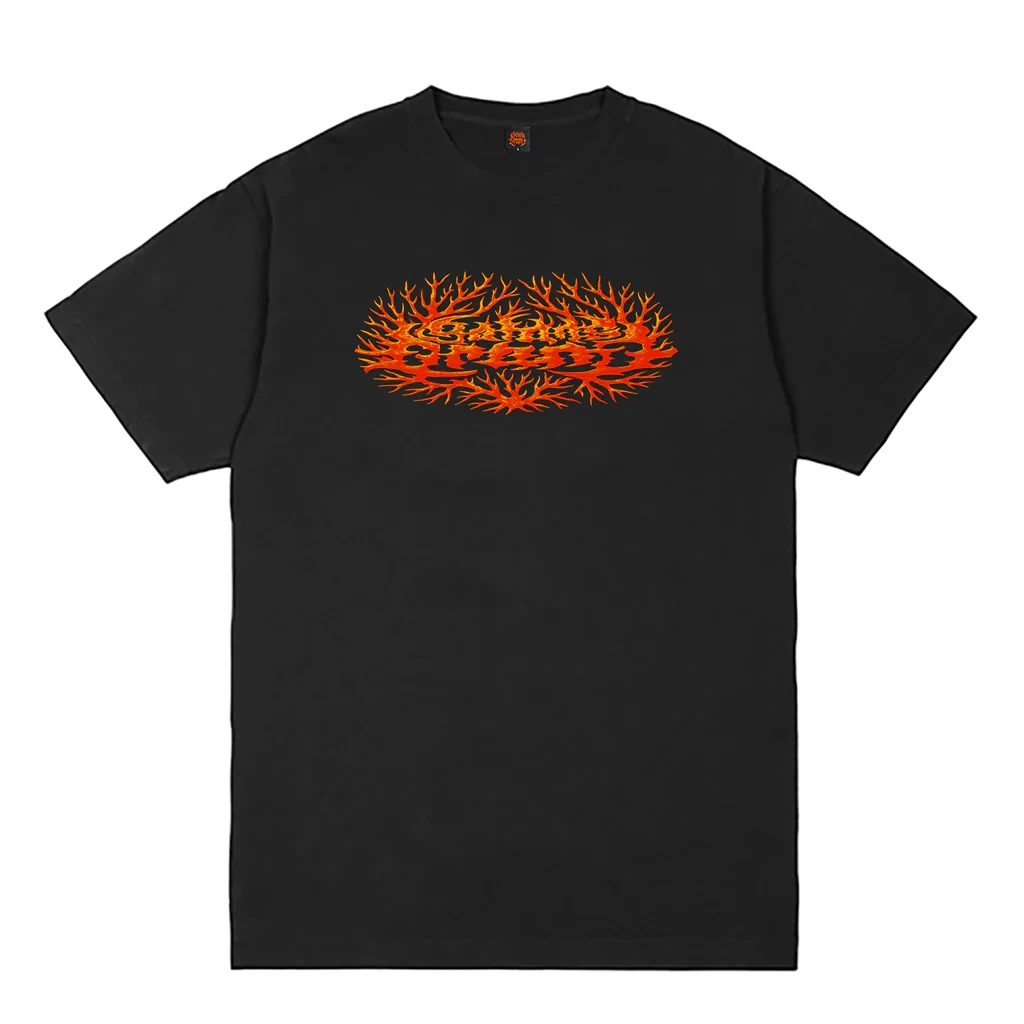 Satans Drano Coral Logo Tee Black Tees Satans Drano 