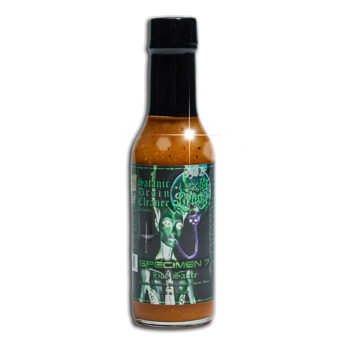 Satans Drano Specimen 7 Hot Sauce accessories Satans Drano 