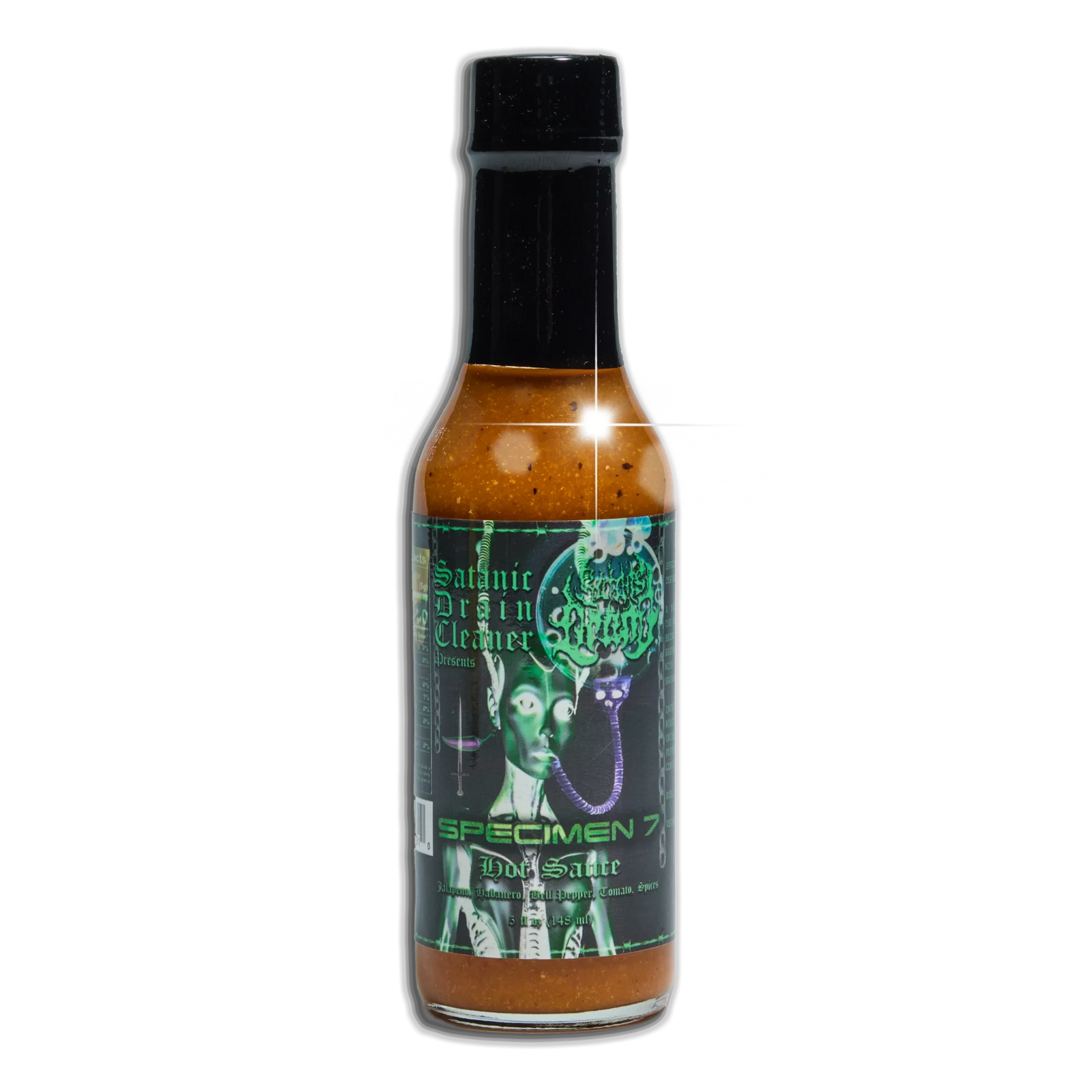 Satans Drano Specimen 7 Hot Sauce accessories Satans Drano 