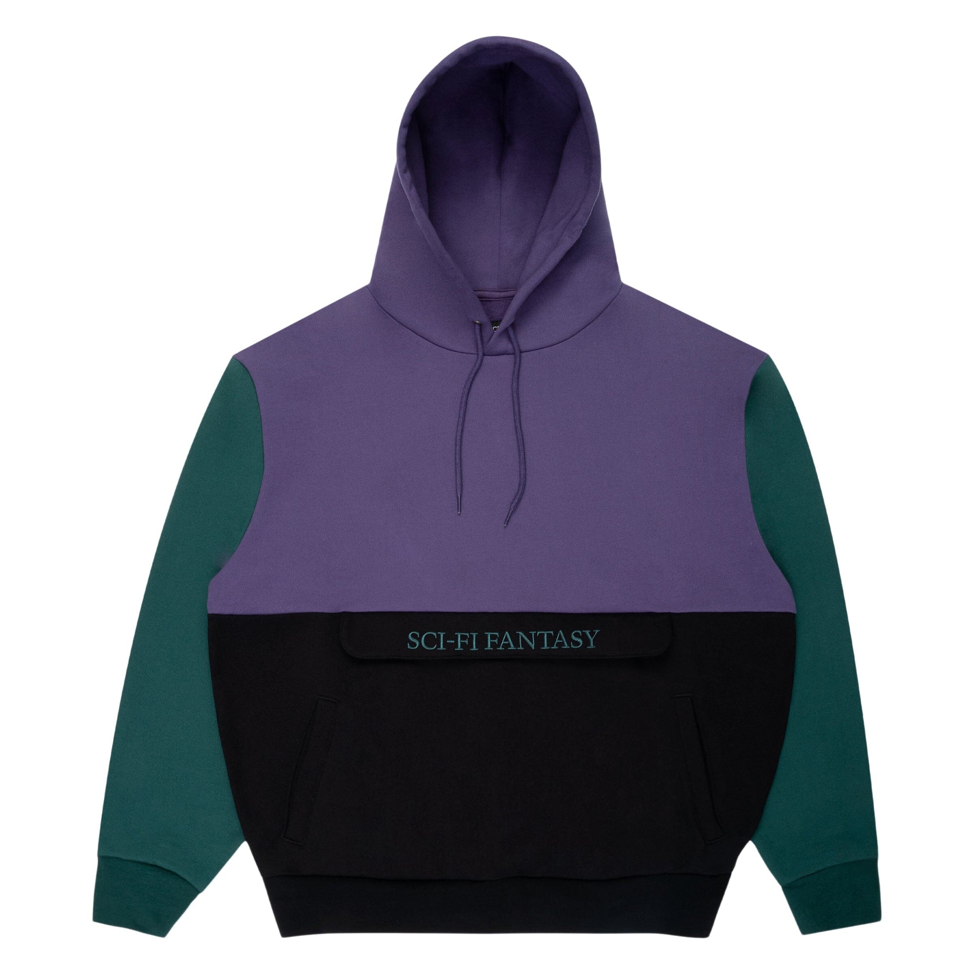 Sci Fi Fantasy Colorblocked Hoodie Purple/Black tees Sci-Fi Fantasy 