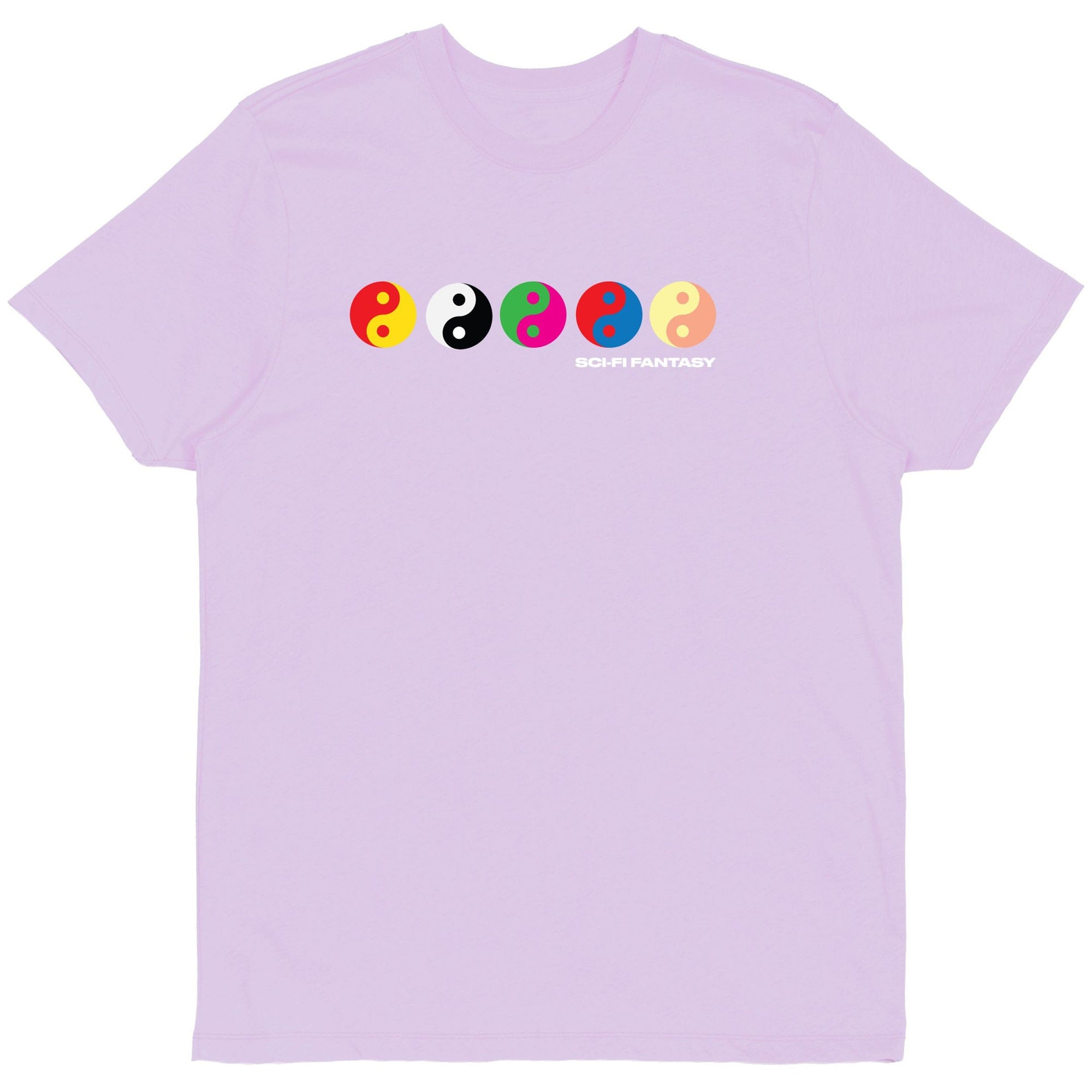 Sci Fi Fantasy Yin Yang Tee Lilac Tees Sci-Fi Fantasy 