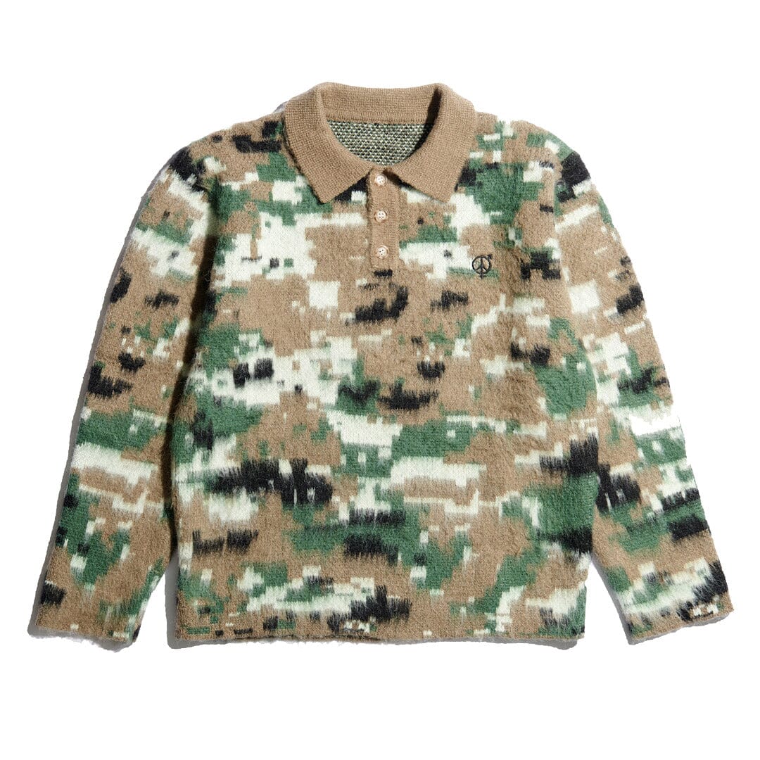 Sexhippies Brushed Mohair Rugby Sweater Digital Camo sweaters Sexhippies 