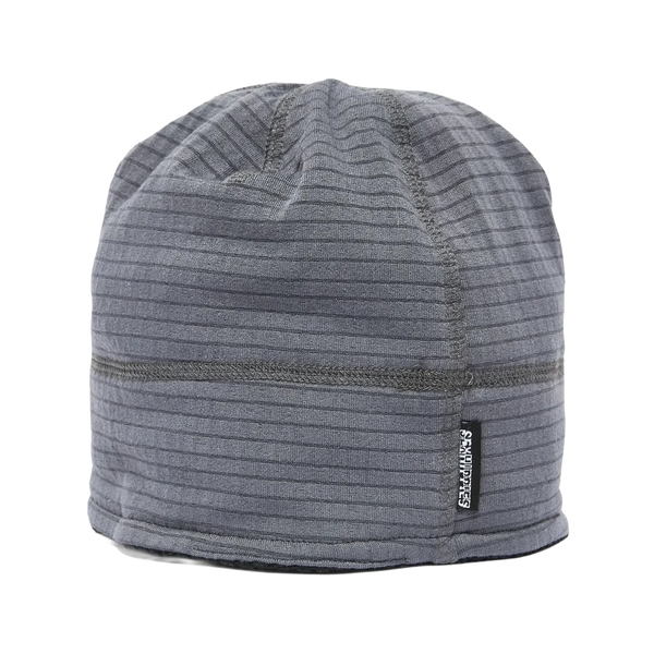 Sexhippies Reversible Grid Fleece Beanie Black/Mid Grey - Coureur