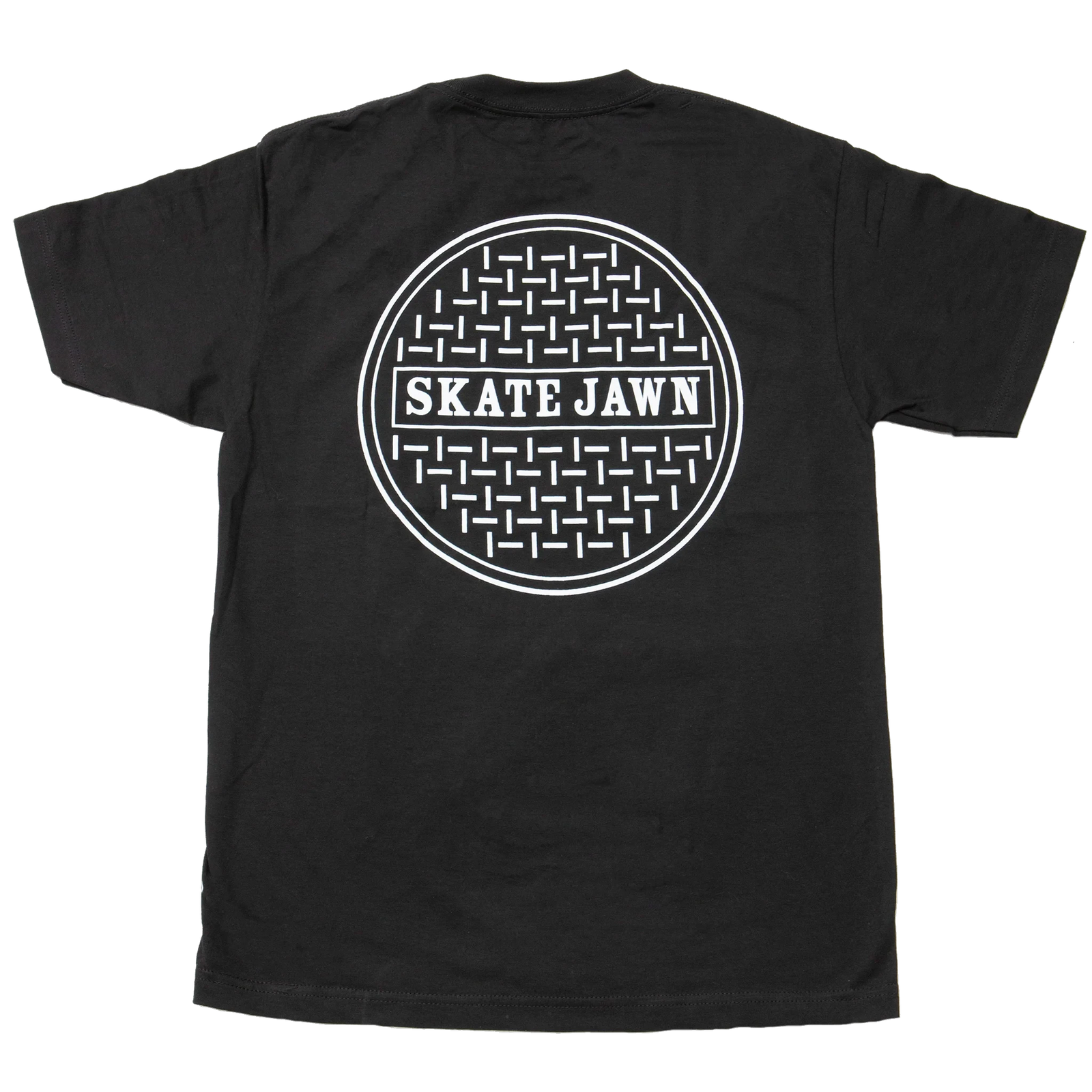 Skate Jawn Sewer Cap S/S Tee Black Tees Skate Jawn 