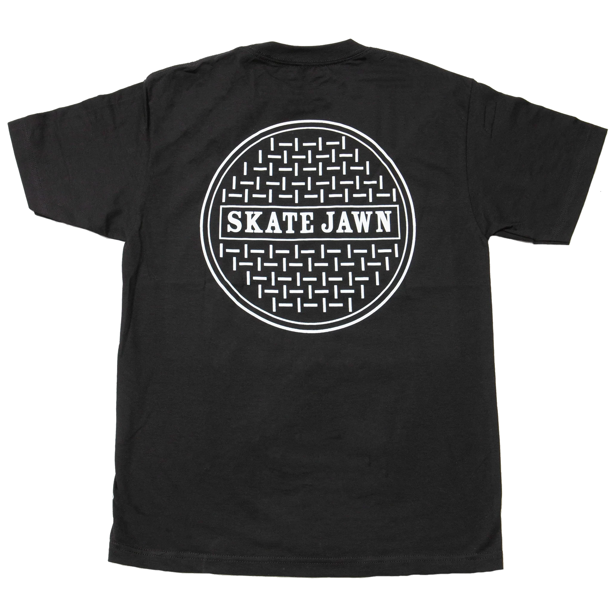 Skate Jawn Sewer Cap S/S Tee Black Tees Skate Jawn 
