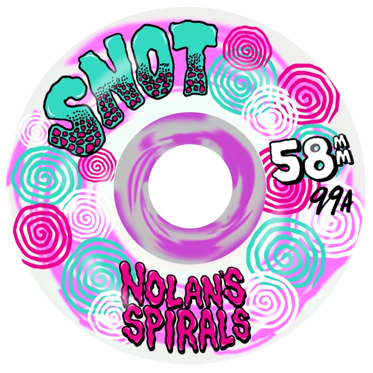 Snot Houghton Spiral Wide Boys Wheels 99A 58MM wheels Snot 