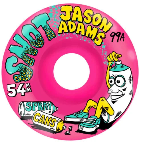 Snot Jason Adams Spray Cans Pink Wheels 99A 54MM wheels Snot 