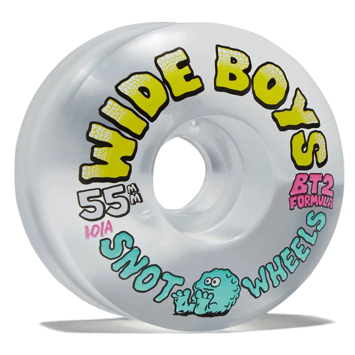 Snot Wide Boys Clear/Yellow Wheels 101A 55MM wheels Snot 