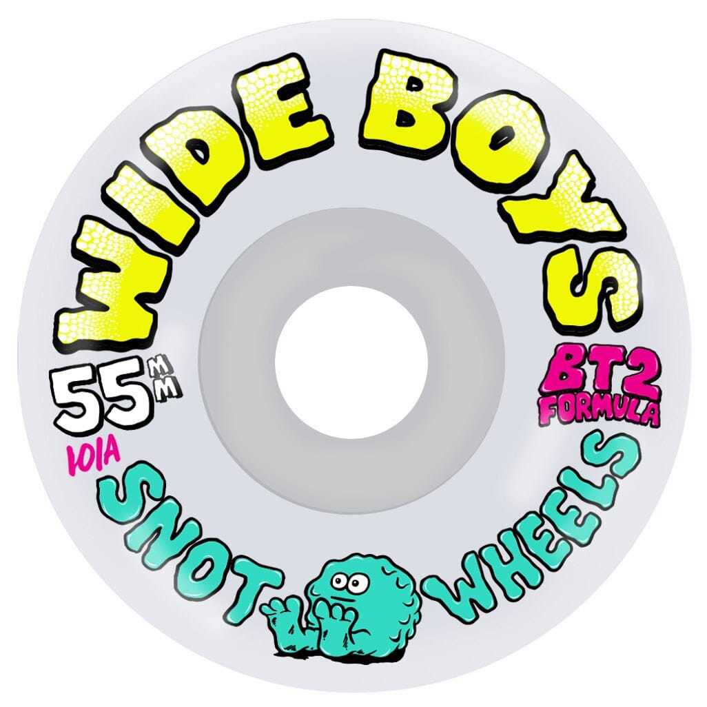Snot Wide Boys Clear/Yellow Wheels 101A 55MM wheels Snot 