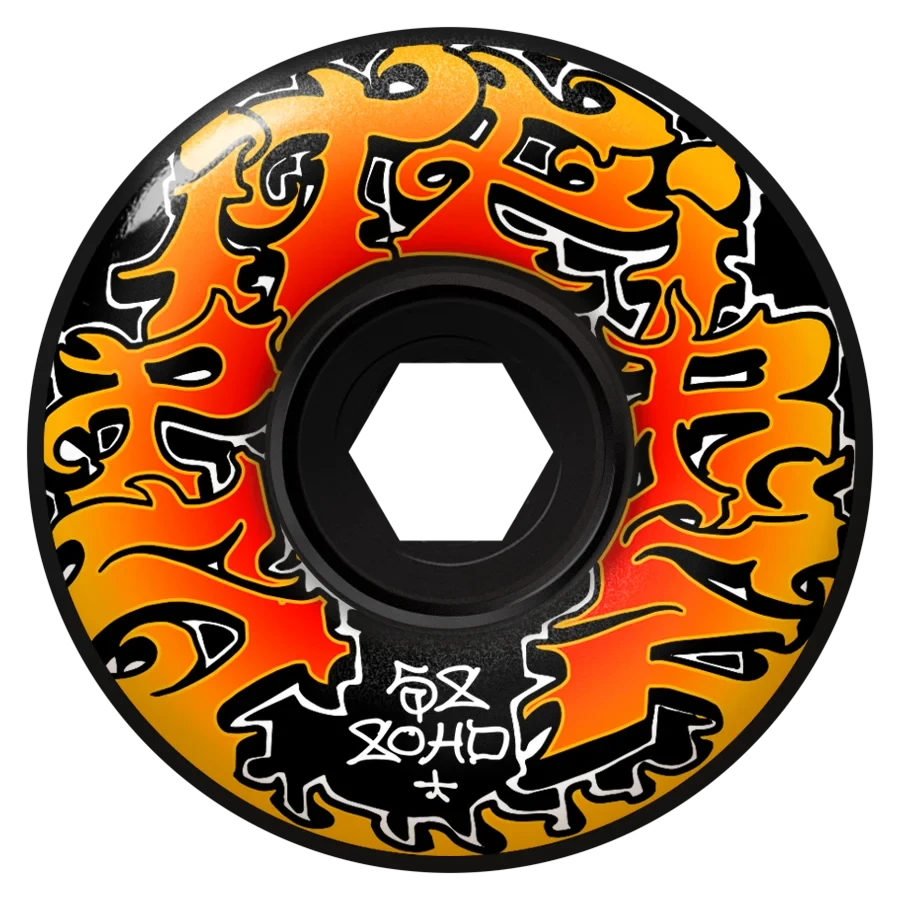 Spitfire 80A 58MM Savie II Black Wheels wheels Spitfire 