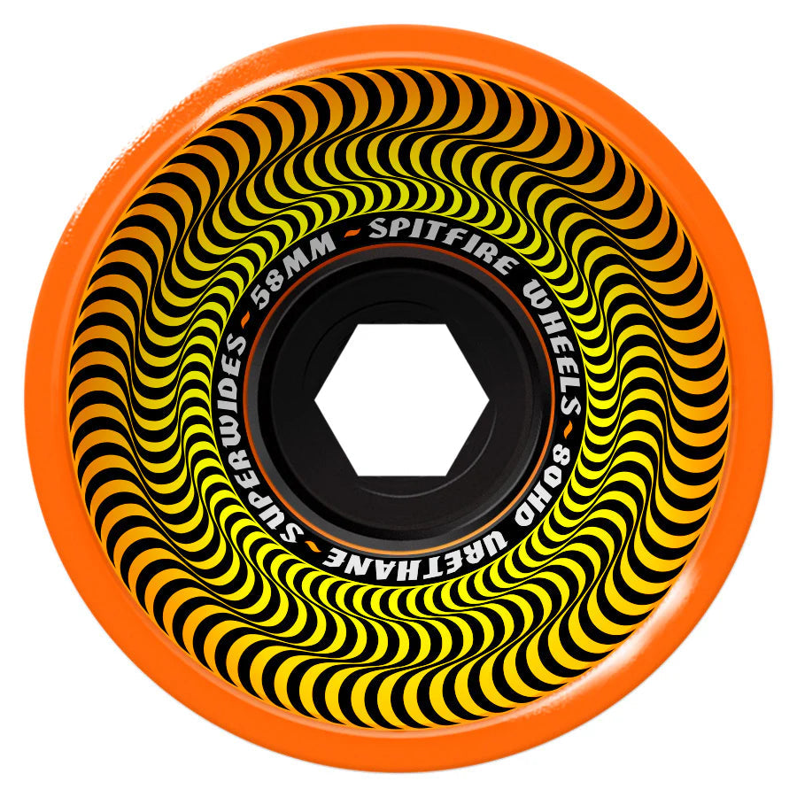 Spitfire 80HD Suoerwides Wheels Orange 80A 58MM wheels Spitfire 