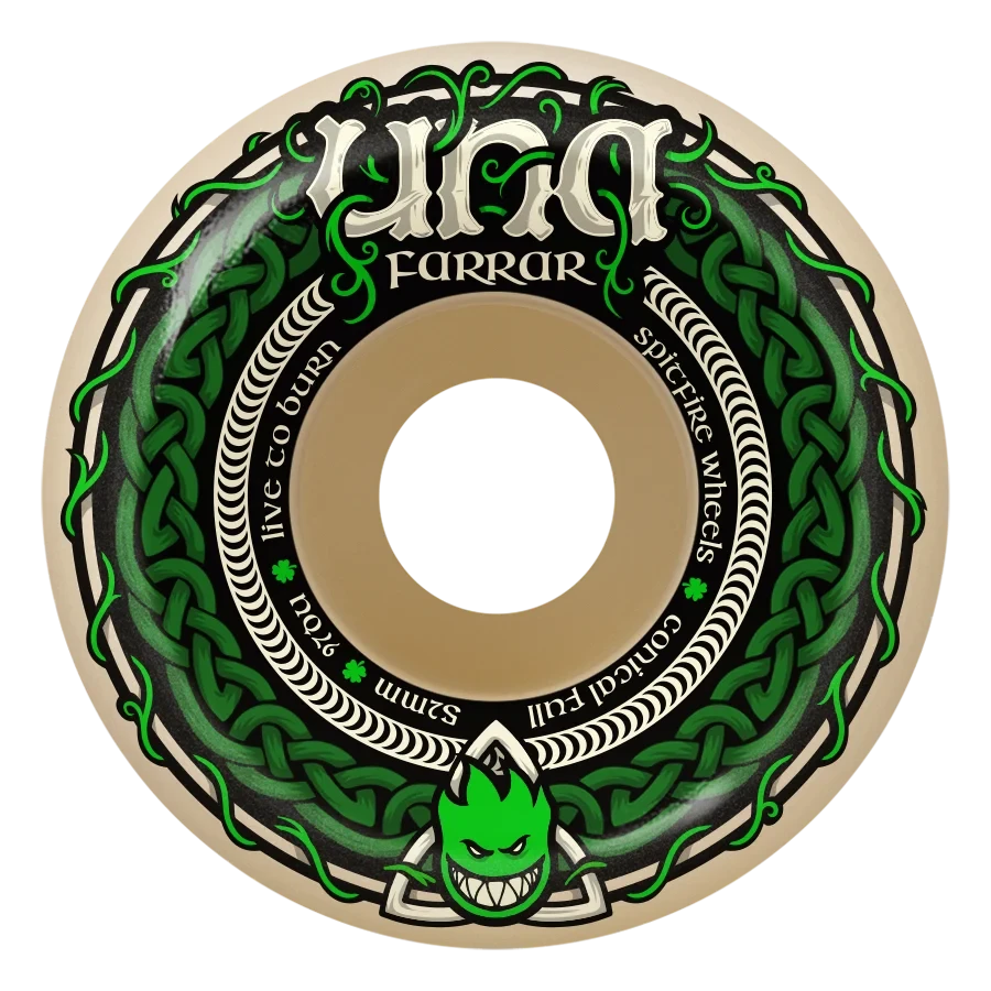 Spitfire 97A 52MM F4 Una Trinity Natural Conical Full Wheels wheels Spitfire 
