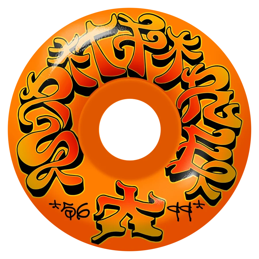 Spitfire 99A 56MM F4 Savie II Classic Full Orange Wheels wheels Spitfire 