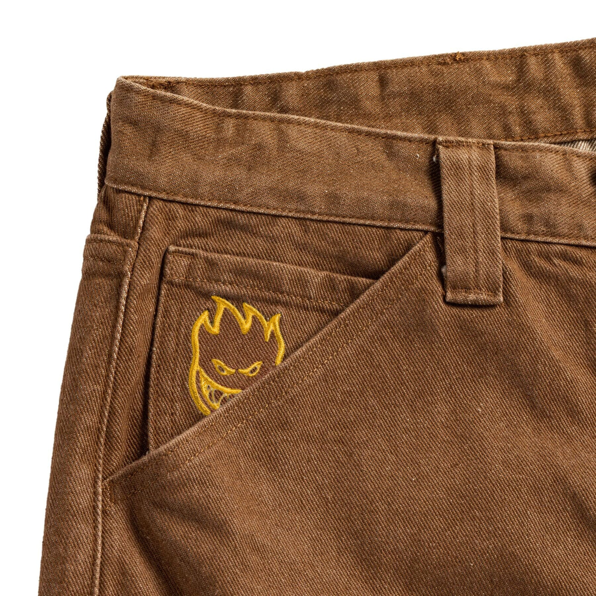 Spitfire Bighead Denim Short Brown Shorts Spitfire 