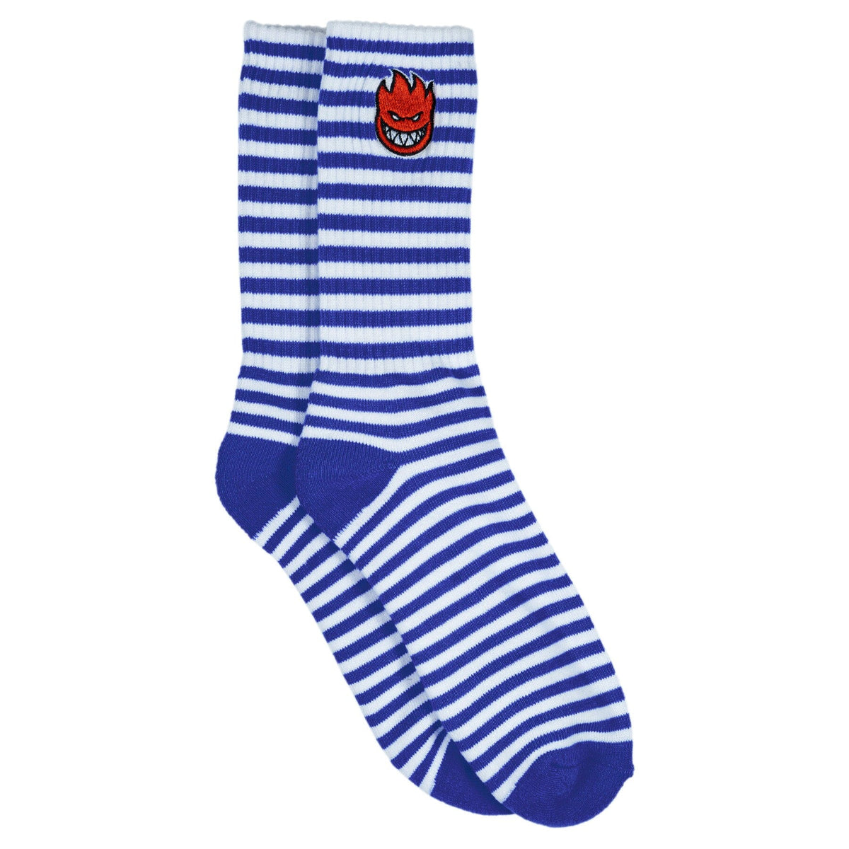 Spitfire Bighead Fill EMB Sock Blue/White Socks Spitfire 
