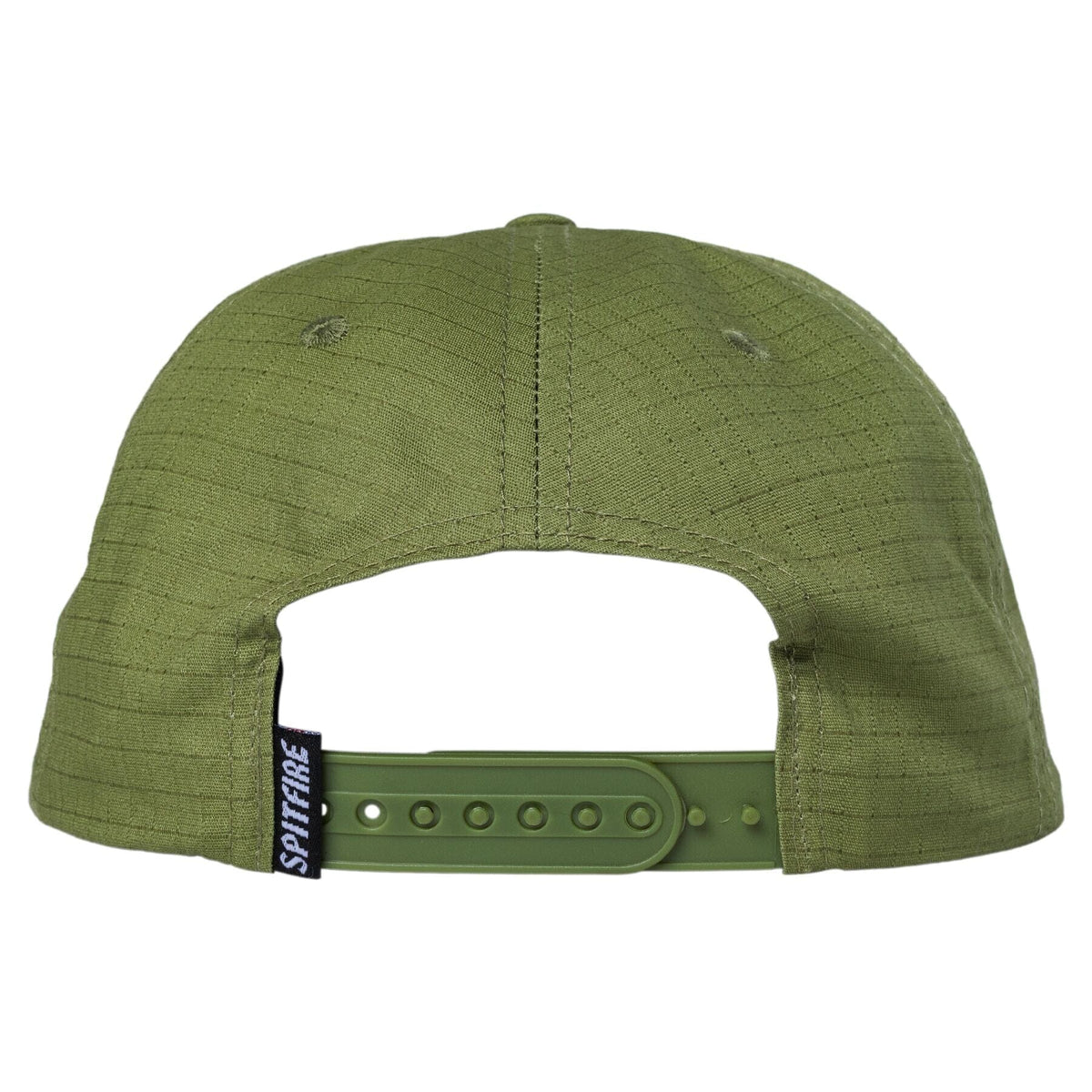 Spitfire Bighead Ripstop Snapback Hat Olive hats Spitfire 