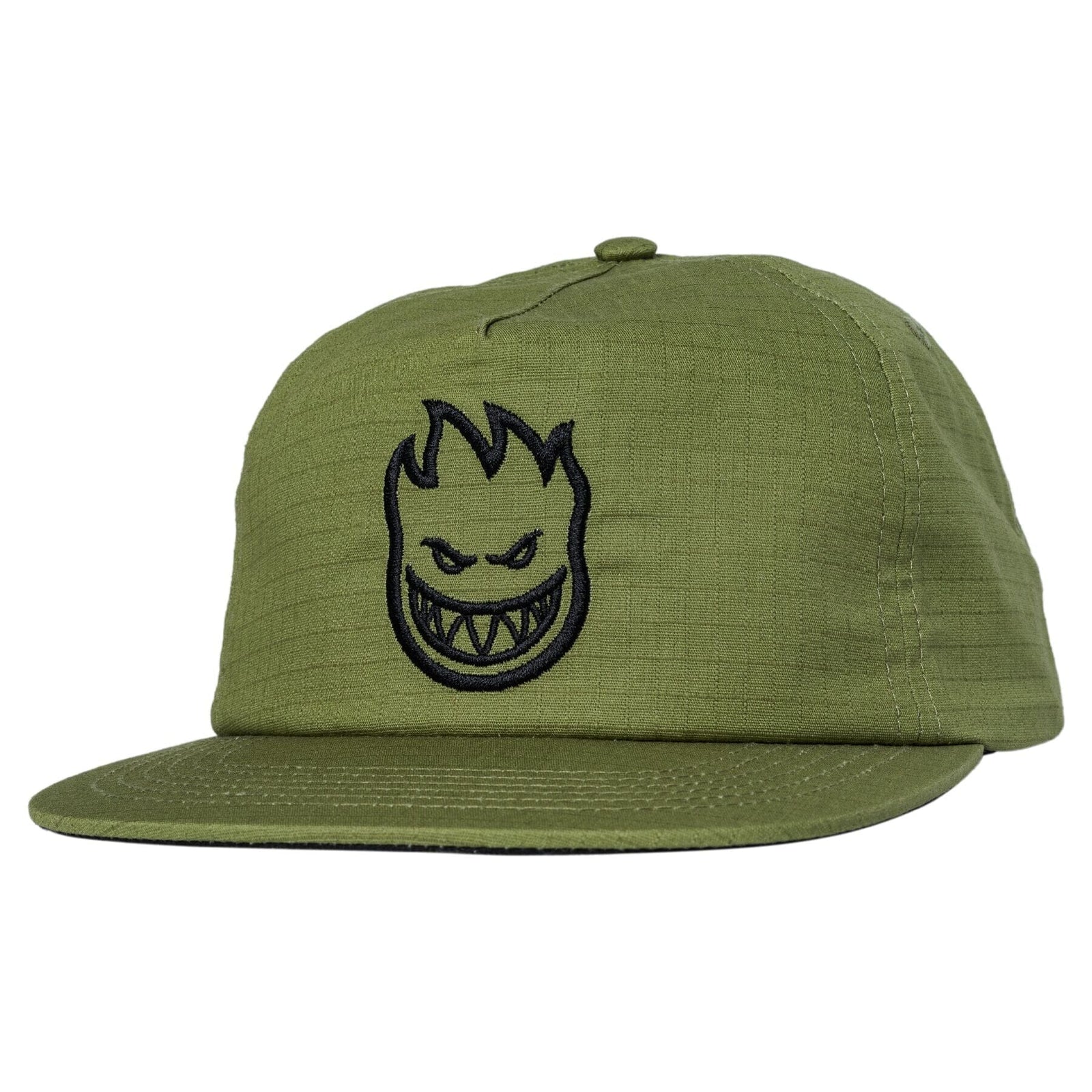 Spitfire Bighead Ripstop Snapback Hat Olive hats Spitfire 
