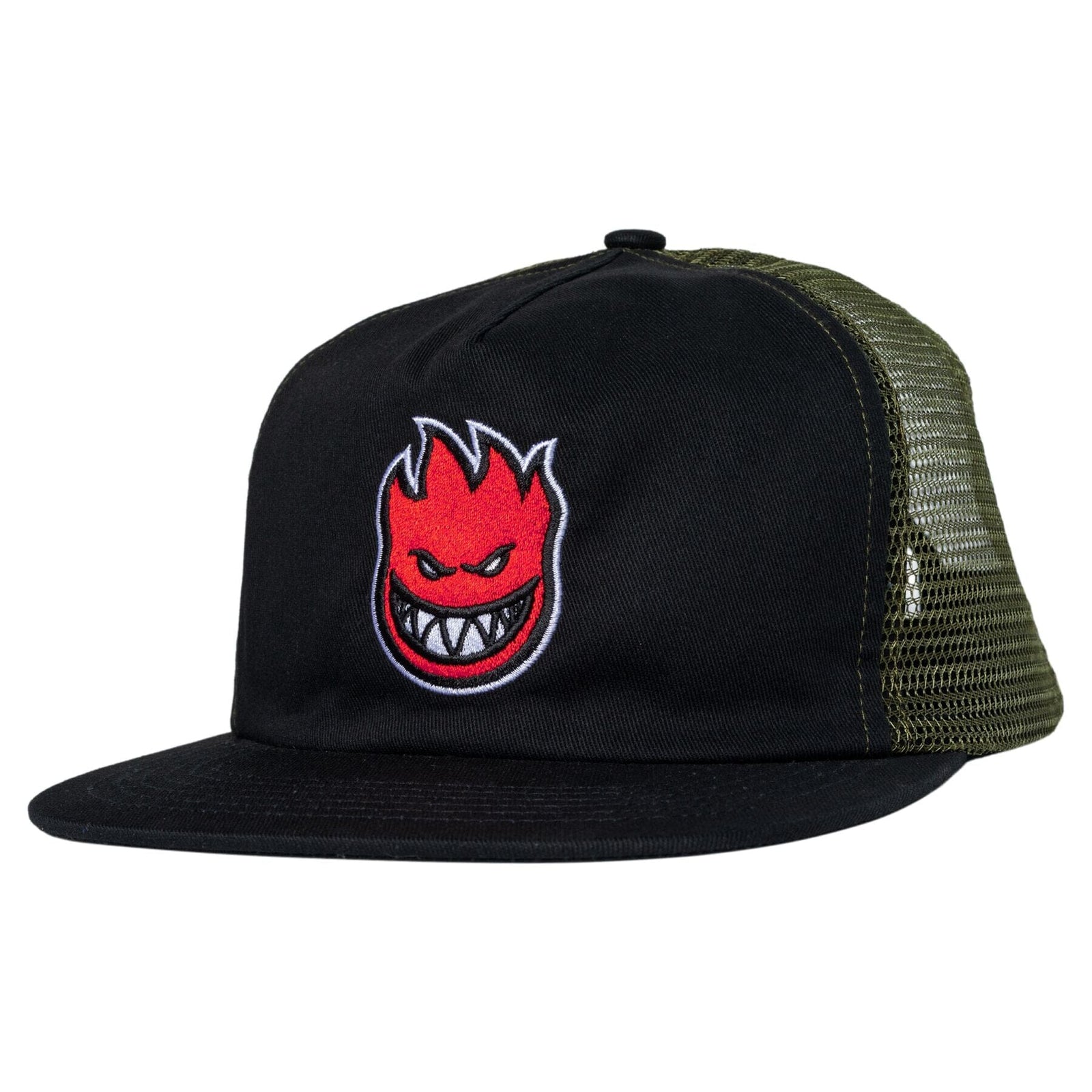 Spitfire Bighead Snapback Trucker Hat Black hats Spitfire 
