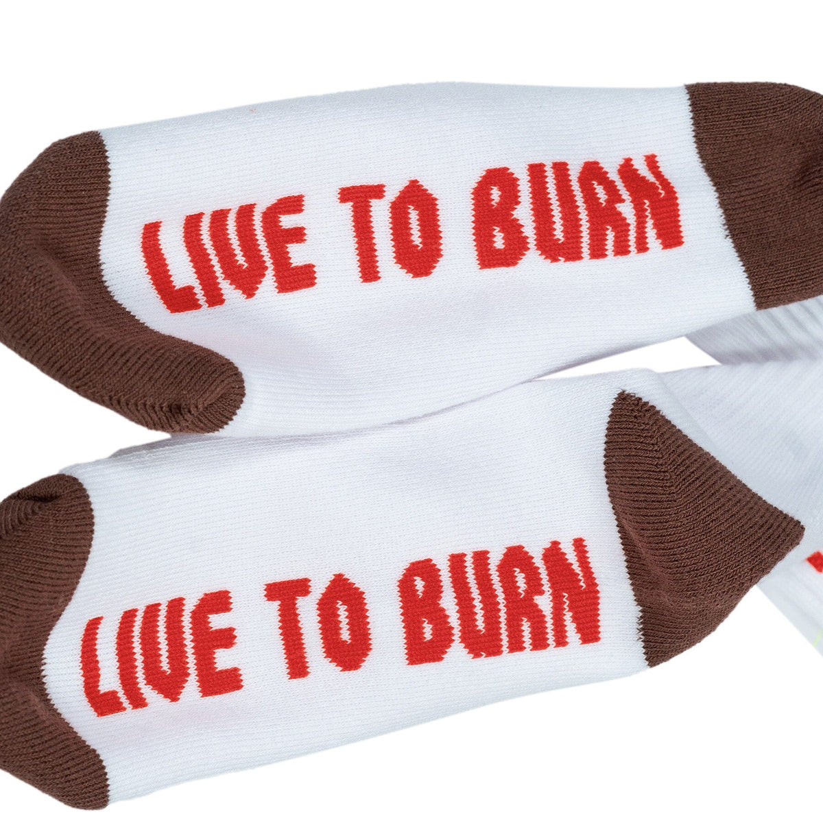 Spitfire Bighead Sock White/Burgandy/Red Socks Spitfire 