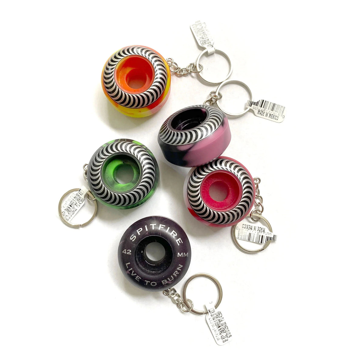 Spitfire Colored Wheel Keychain accessories Spitfire 