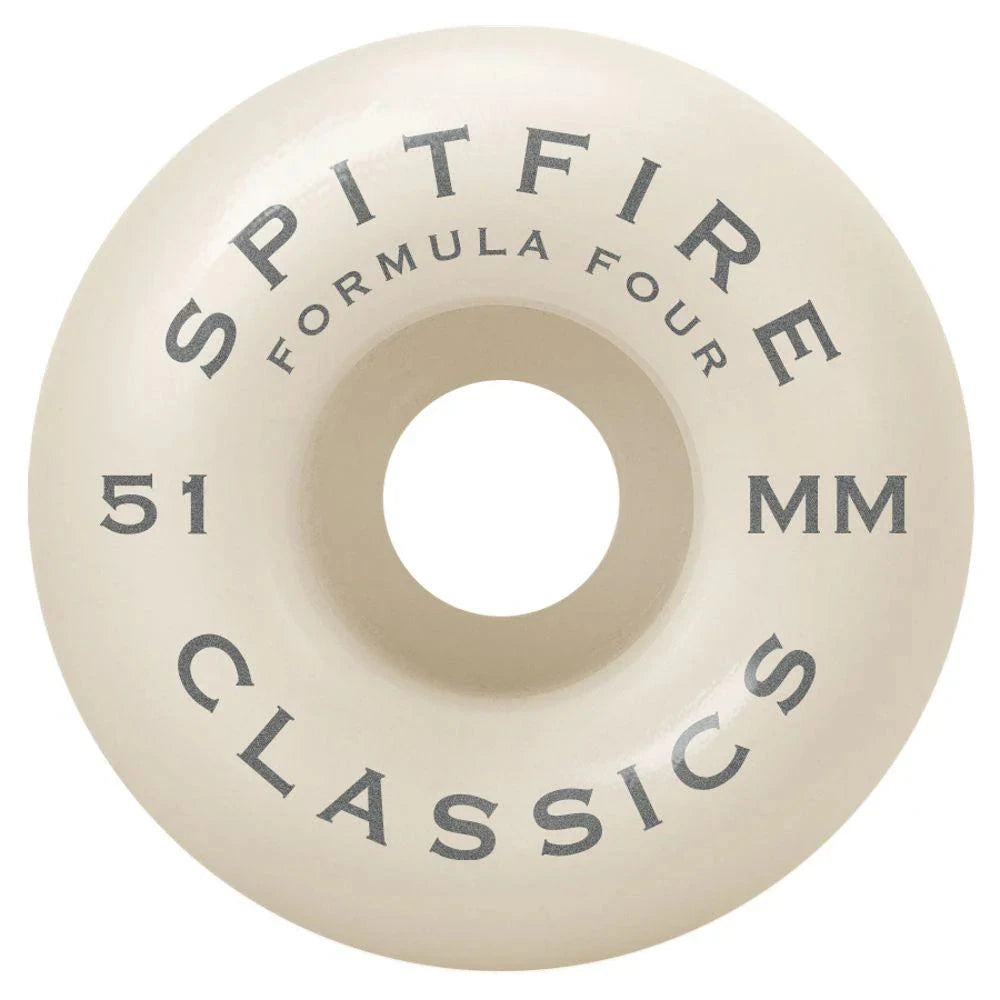Spitfire F4 Classic Wheels 99A 51MM - Coureur Goods