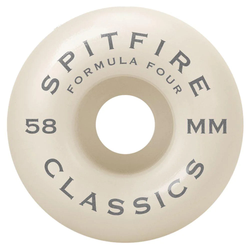 Spitfire F4 Classics Wheels 99D 58MM wheels Spitfire 