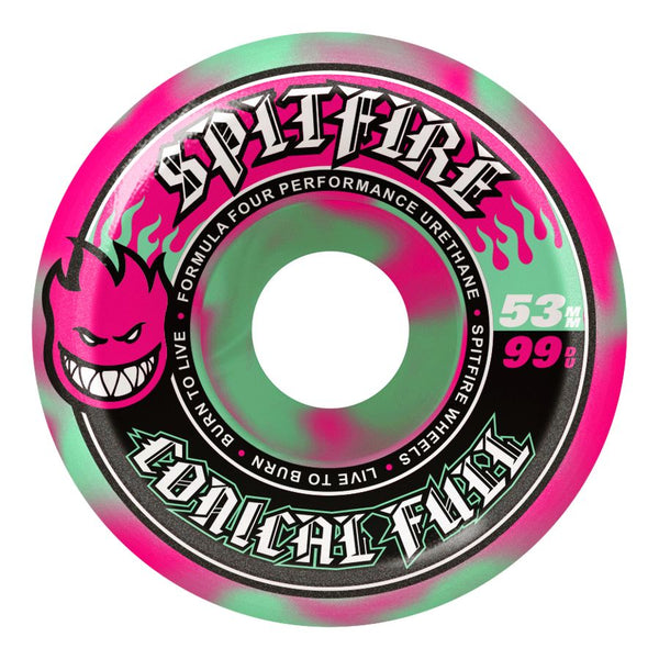 Spitfire F4 Conical Full Swirl Wheels 99A 53MM - Coureur Goods