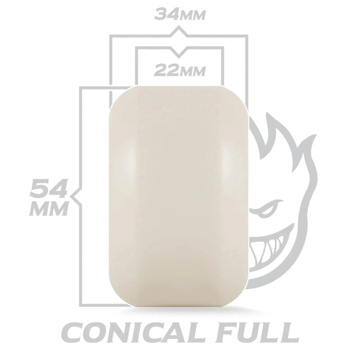Spitfire F4 Conical Full Wheels 97A 54MM wheels Spitfire 