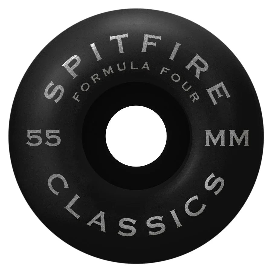 Spitfire F4 Floral Classics Black Wheels 99A 55MM wheels Spitfire 